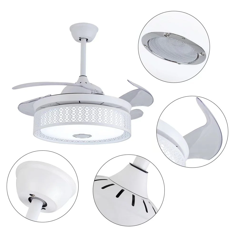 Compact Ceiling Fan And Lamp With Remote By Homeroots - Image 6