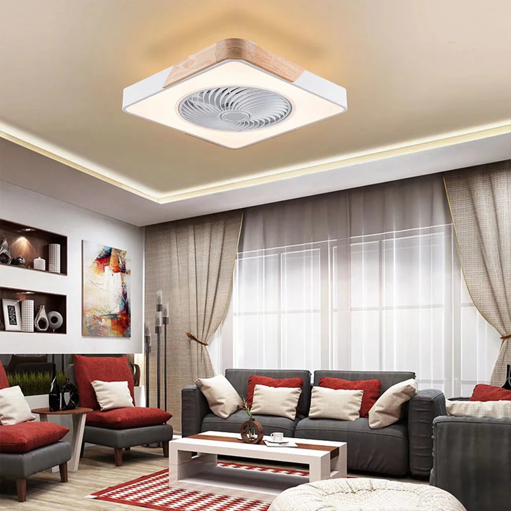 Compact Ceiling Lamp And Fan With Remote By Homeroots - Image 2