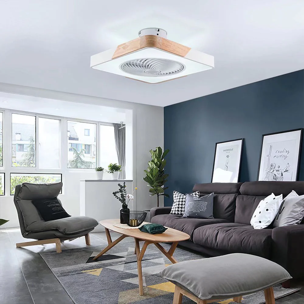 Compact Ceiling Lamp And Fan With Remote By Homeroots - Image 3