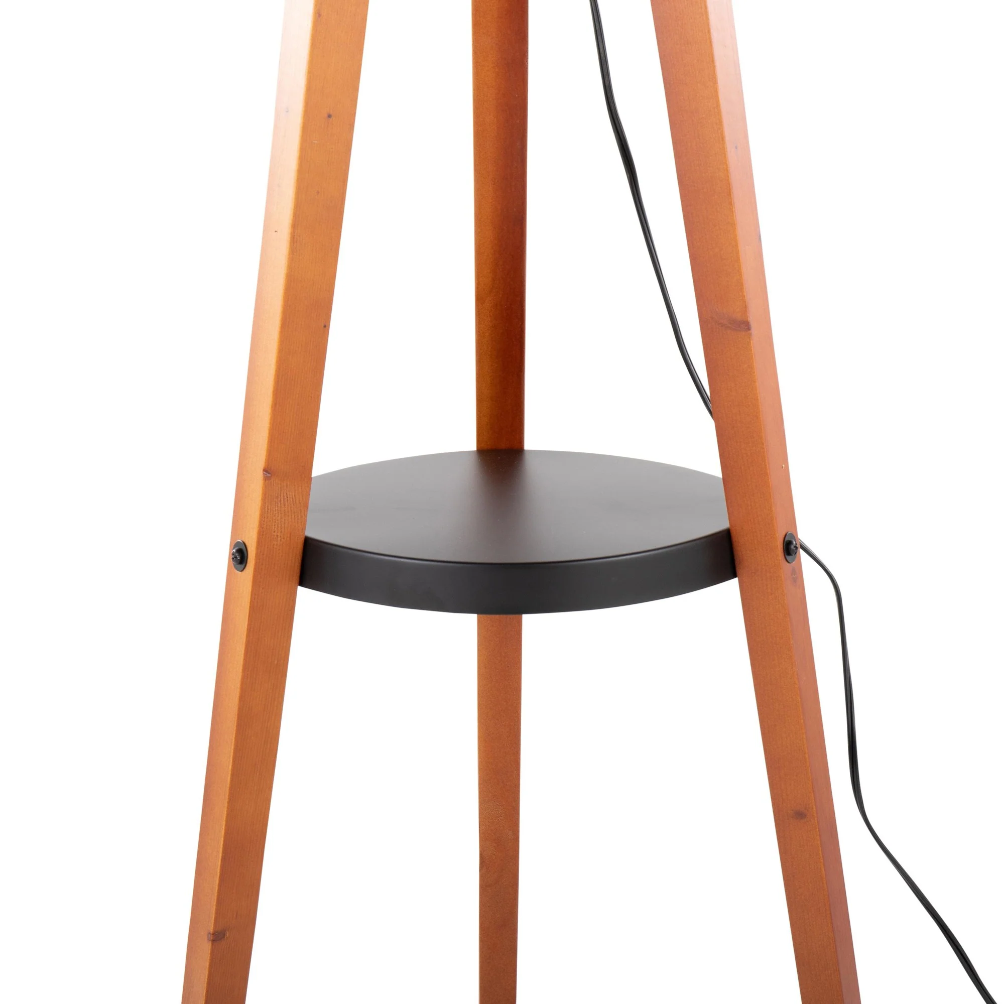 Compass Shelf Floor Lamp Gray By LumiSource - Image 11