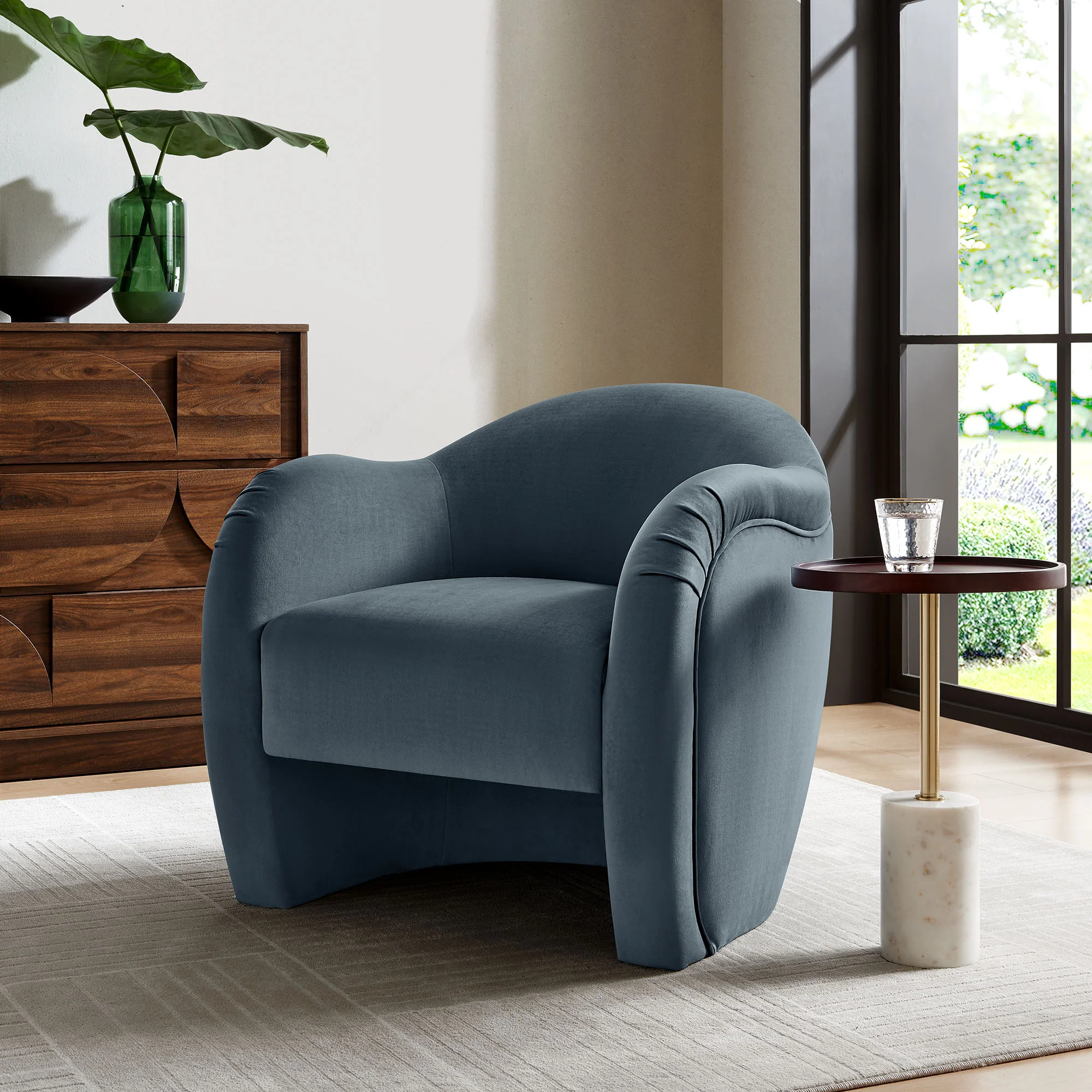 Compose Performance Velvet Accent Chair by Modway - Image 16