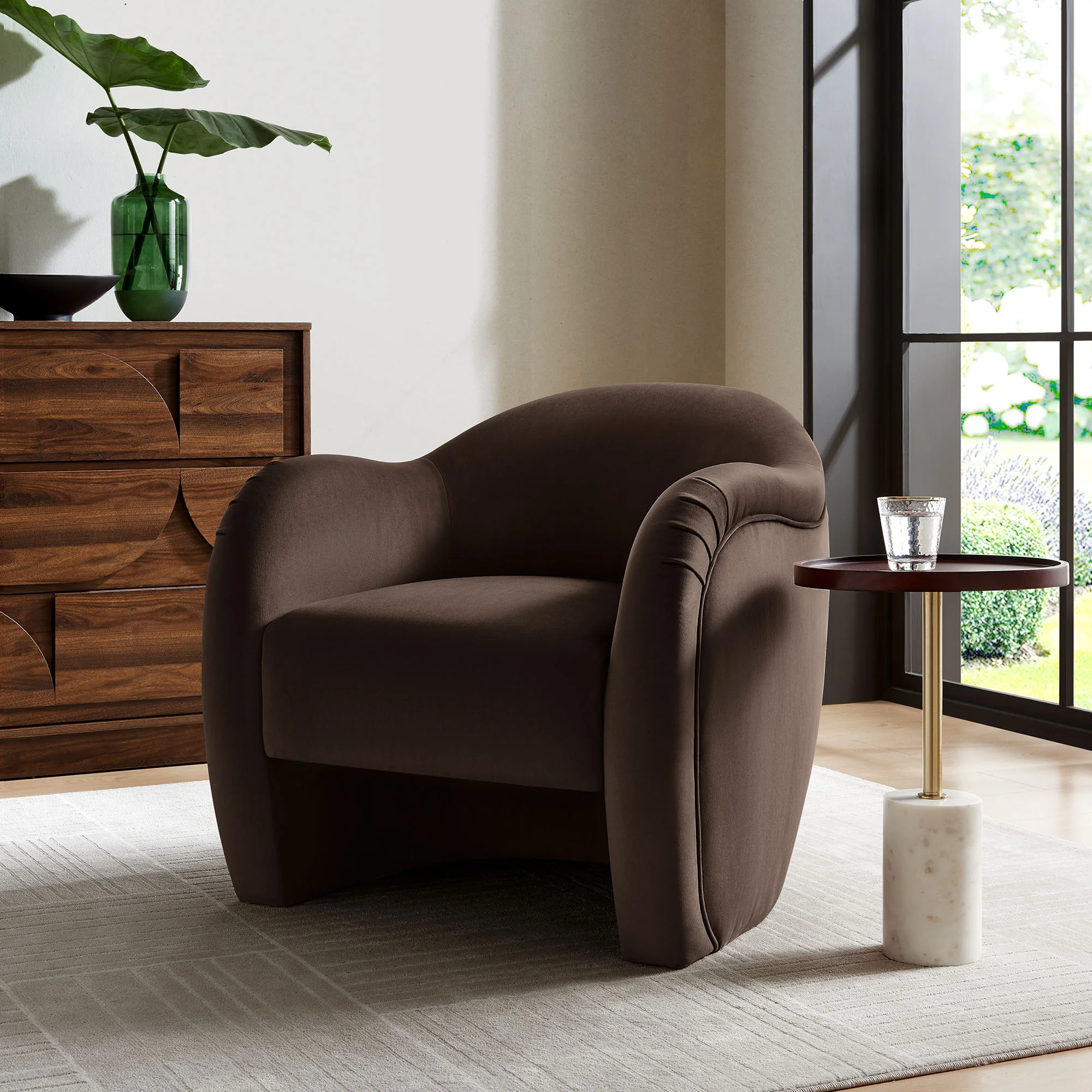 Compose Performance Velvet Accent Chair by Modway - Image 25