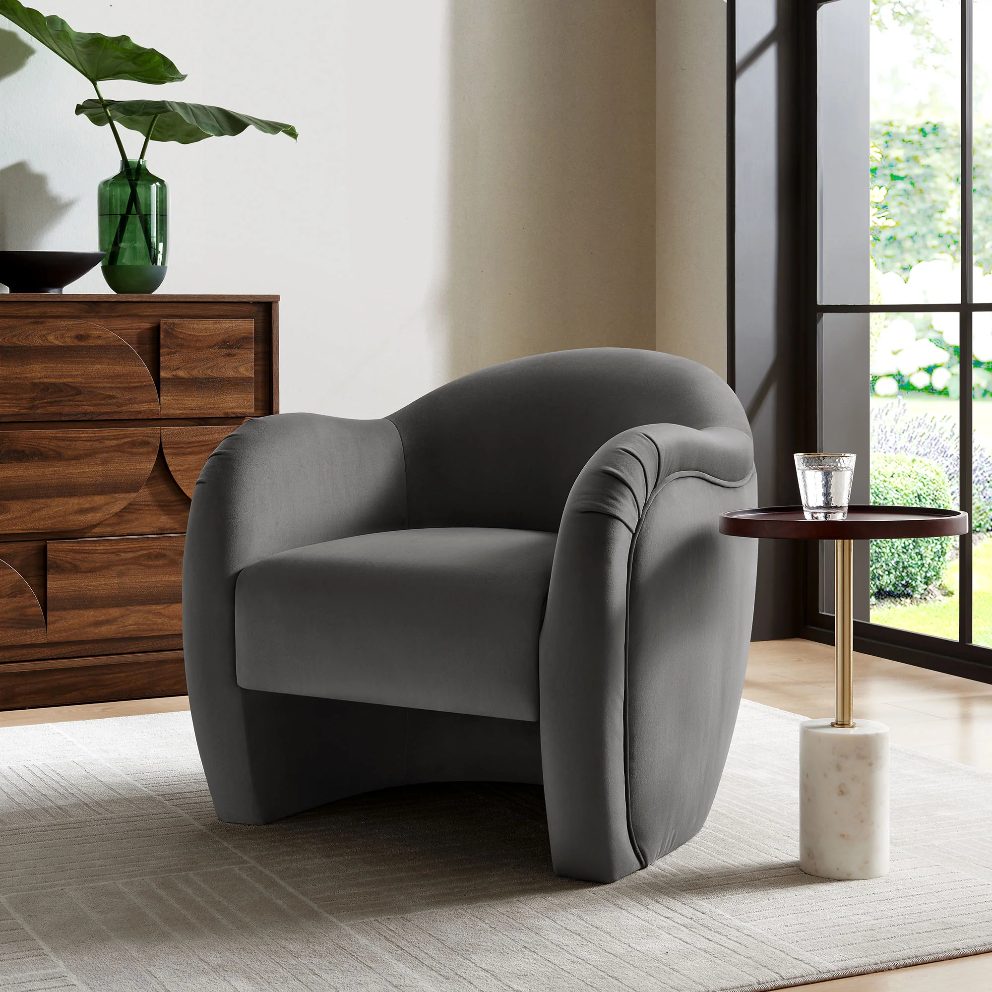 Compose Performance Velvet Accent Chair by Modway - Image 43