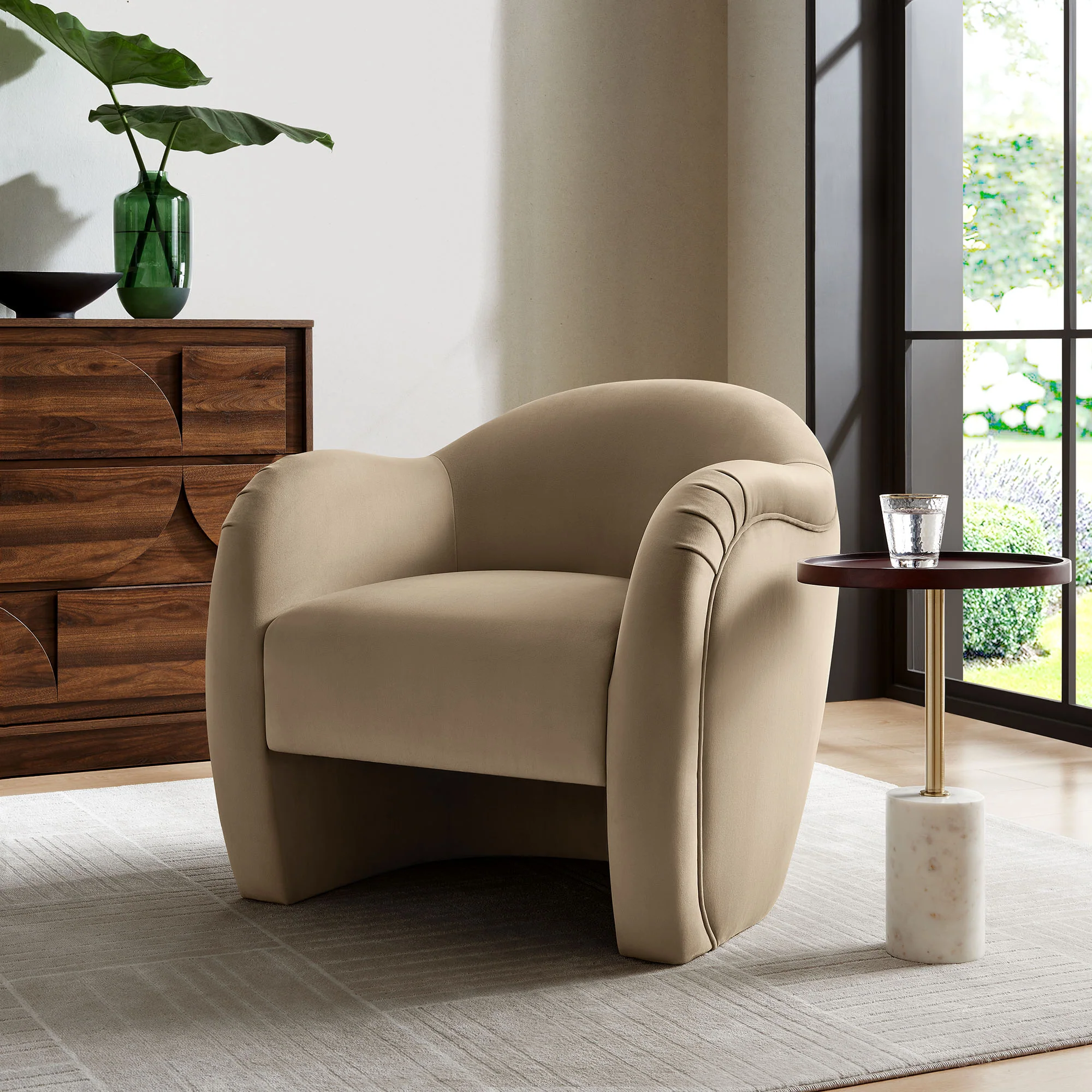 Compose Performance Velvet Accent Chair by Modway - Image 52