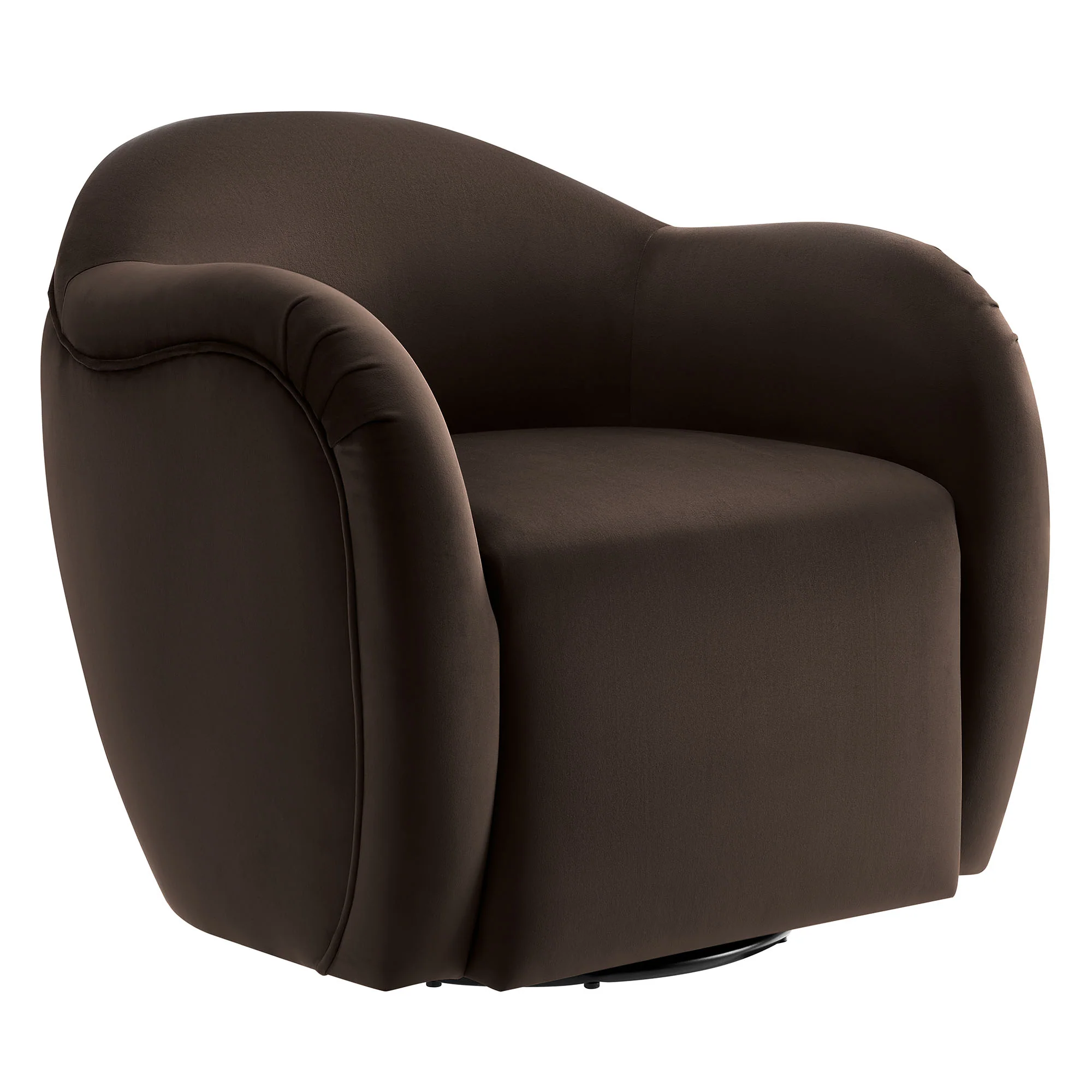 Compose Performance Velvet Swivel Armchair by Modway - Image 10