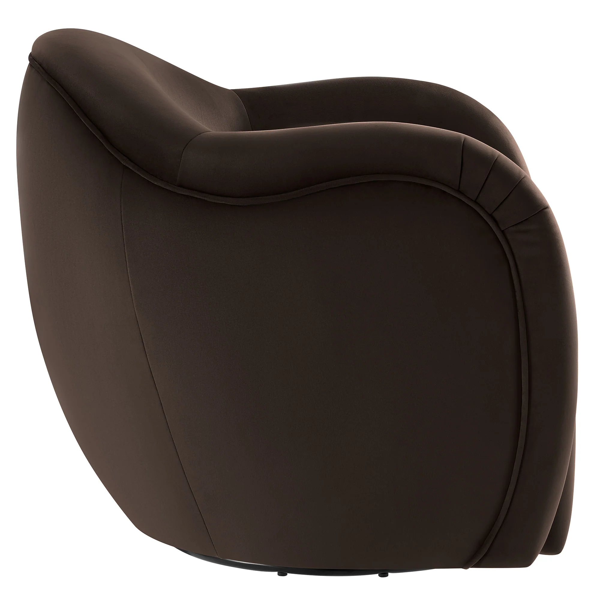 Compose Performance Velvet Swivel Armchair by Modway - Image 11