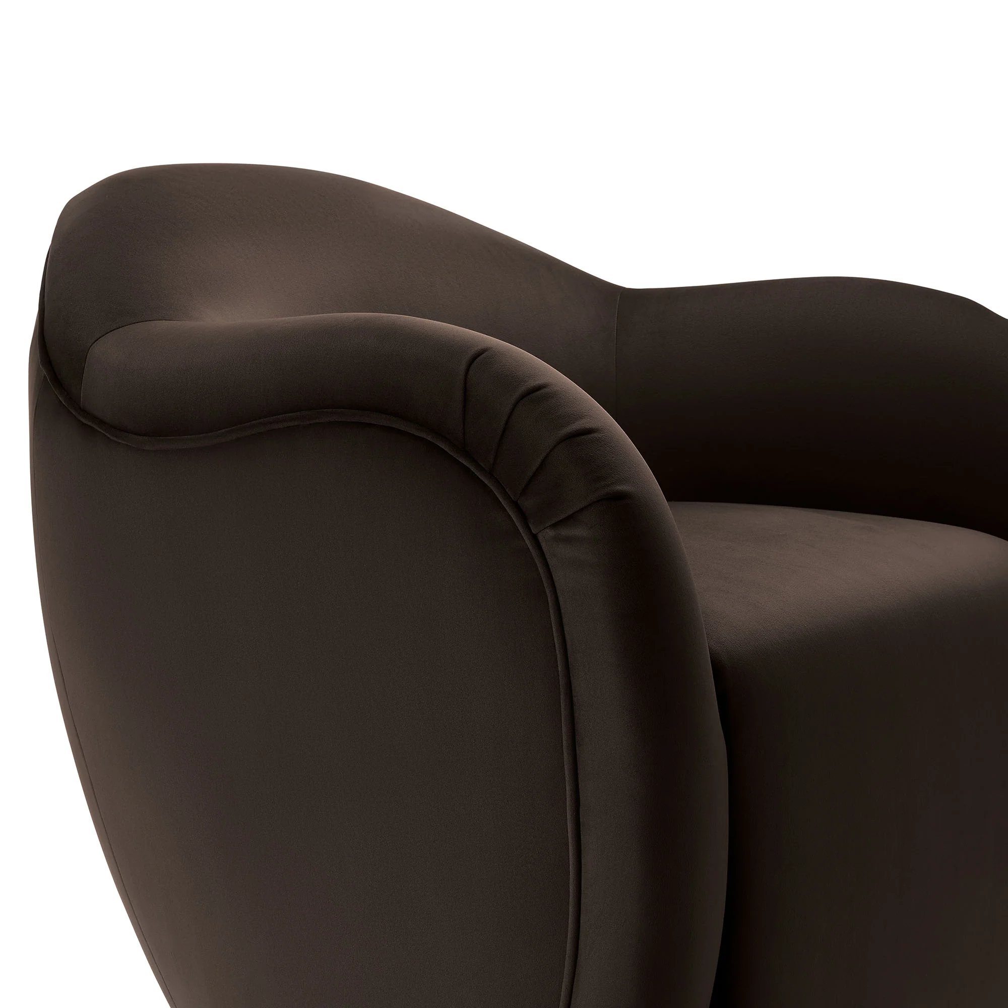 Compose Performance Velvet Swivel Armchair by Modway - Image 14