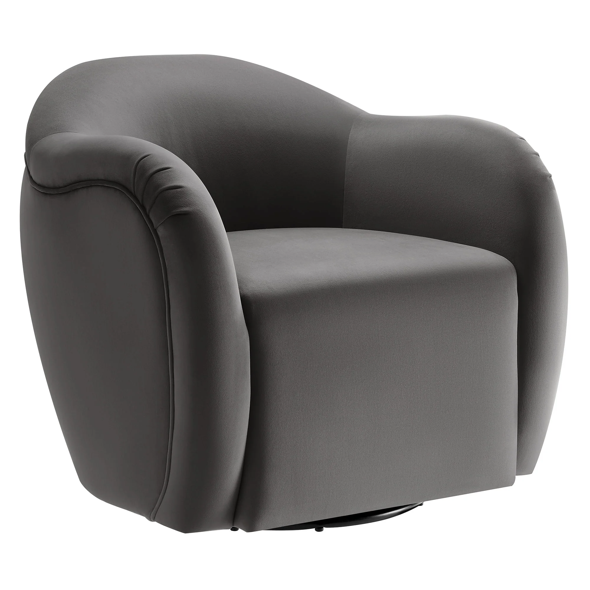 Compose Performance Velvet Swivel Armchair by Modway - Image 19