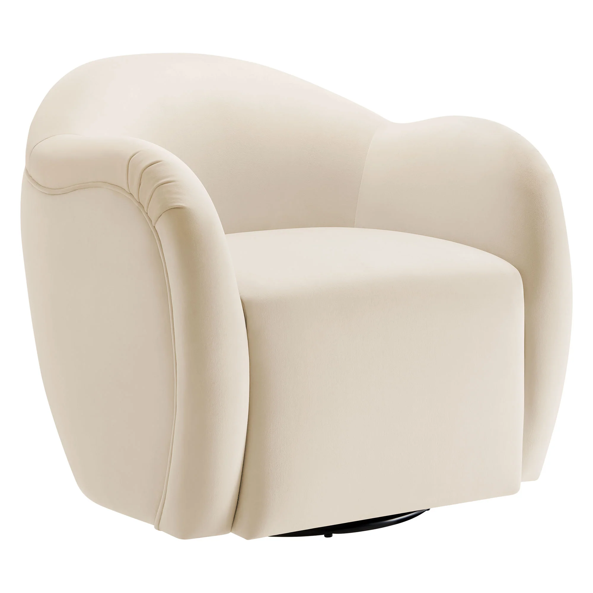 Compose Performance Velvet Swivel Armchair by Modway - Image 2