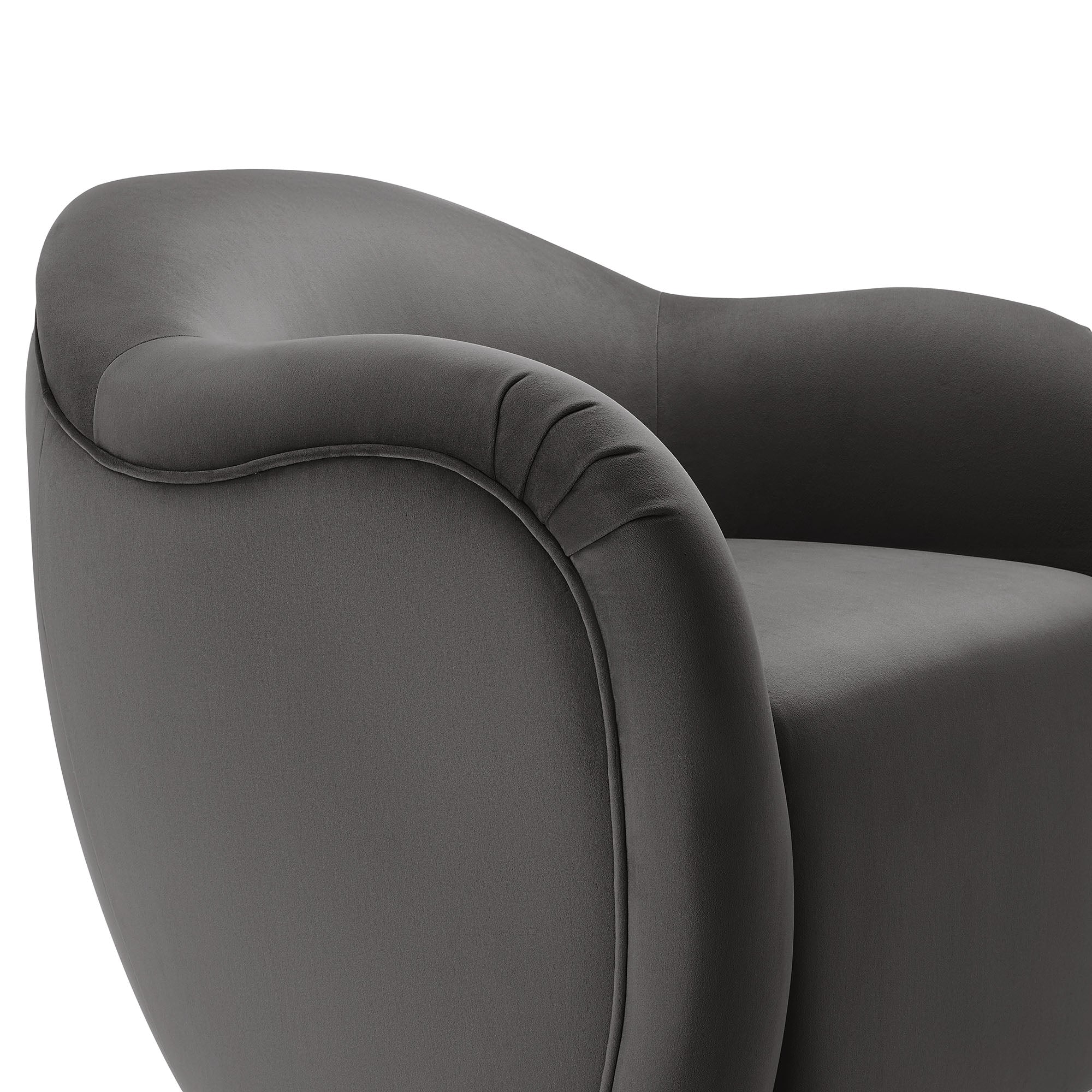 Compose Performance Velvet Swivel Armchair by Modway - Image 23