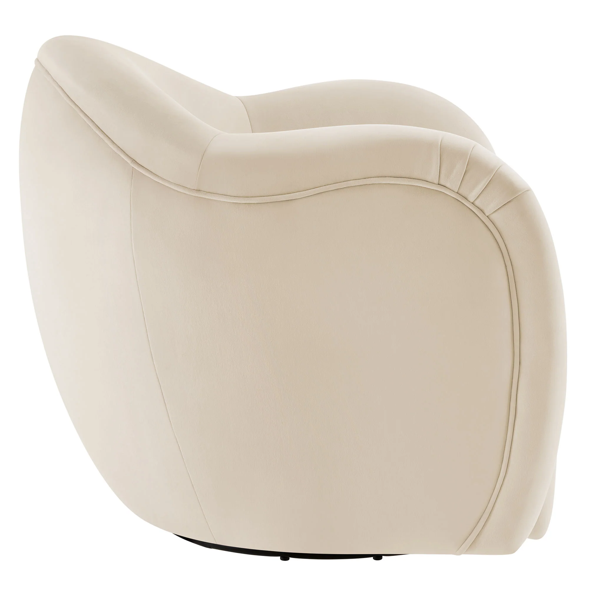 Compose Performance Velvet Swivel Armchair by Modway - Image 3