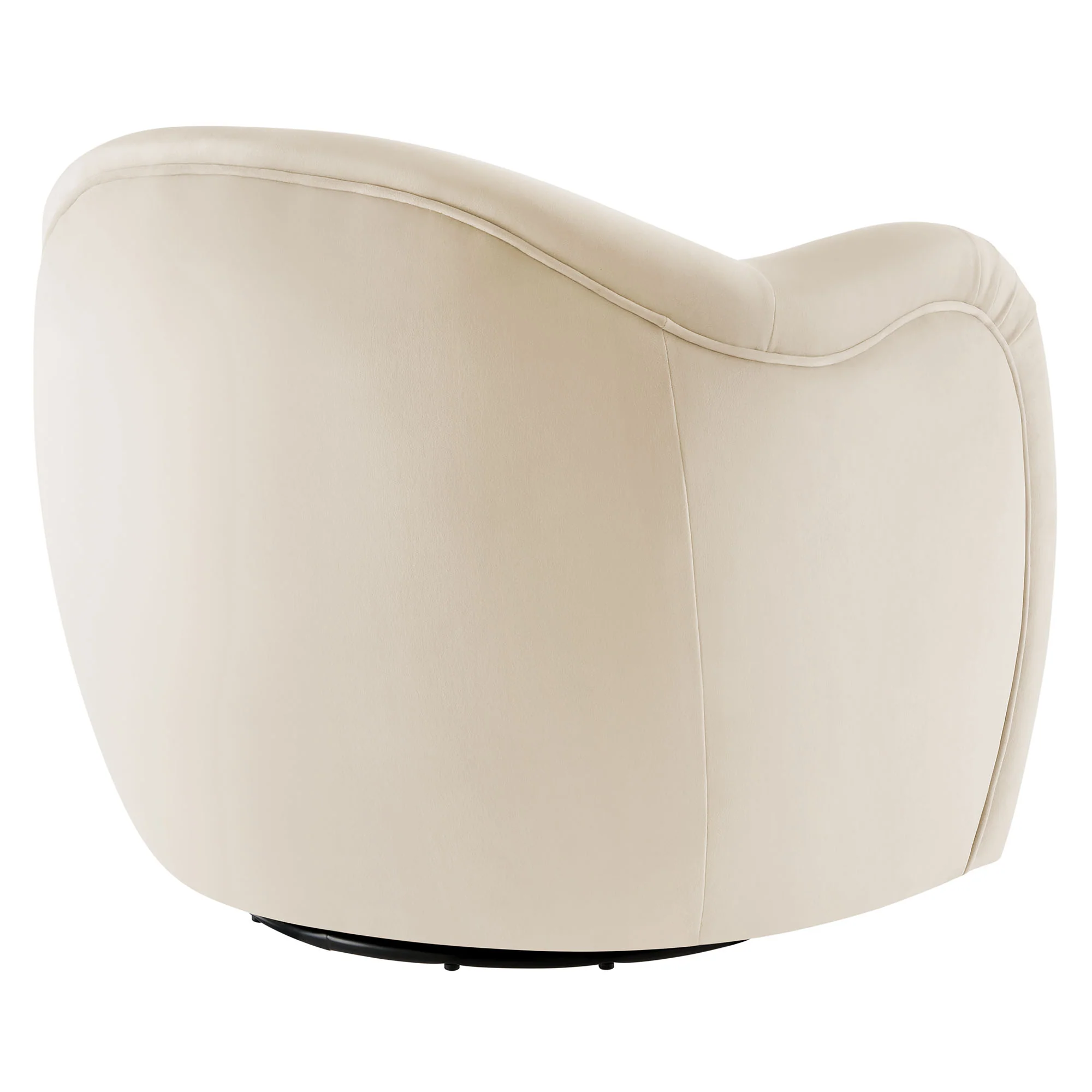 Compose Performance Velvet Swivel Armchair by Modway - Image 4