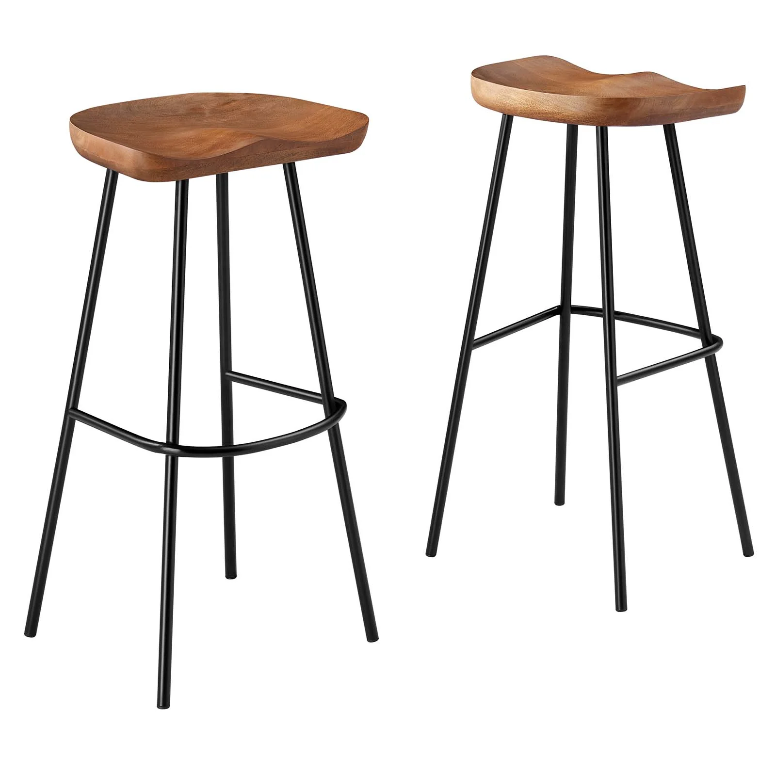 Concord Backless Wood Bar Stools - Set of 2 By Modway - EEI-6742 - Image 19