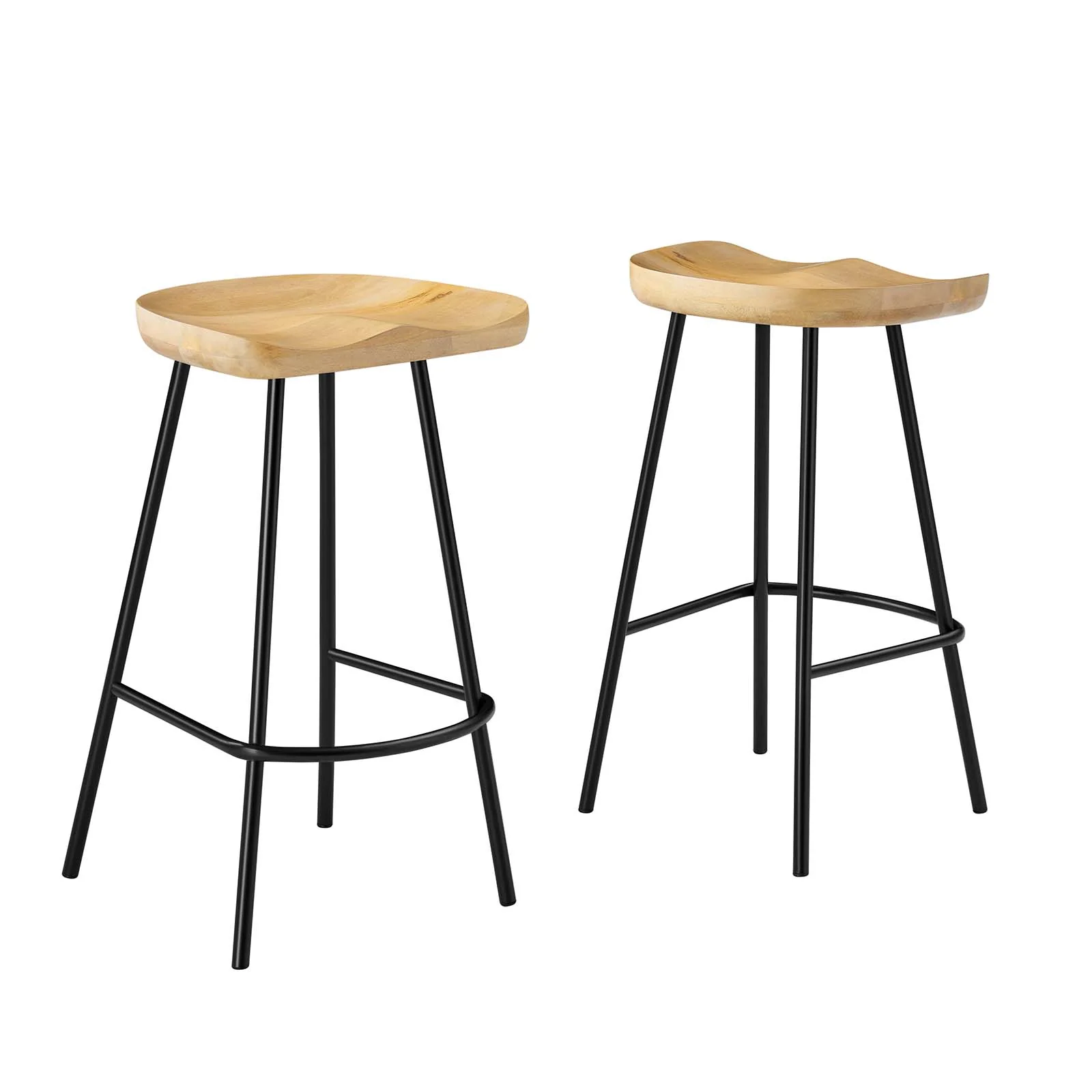 Concord Backless Wood Counter Stools - Set of 2 By Modway - EEI-6741 - Image 10