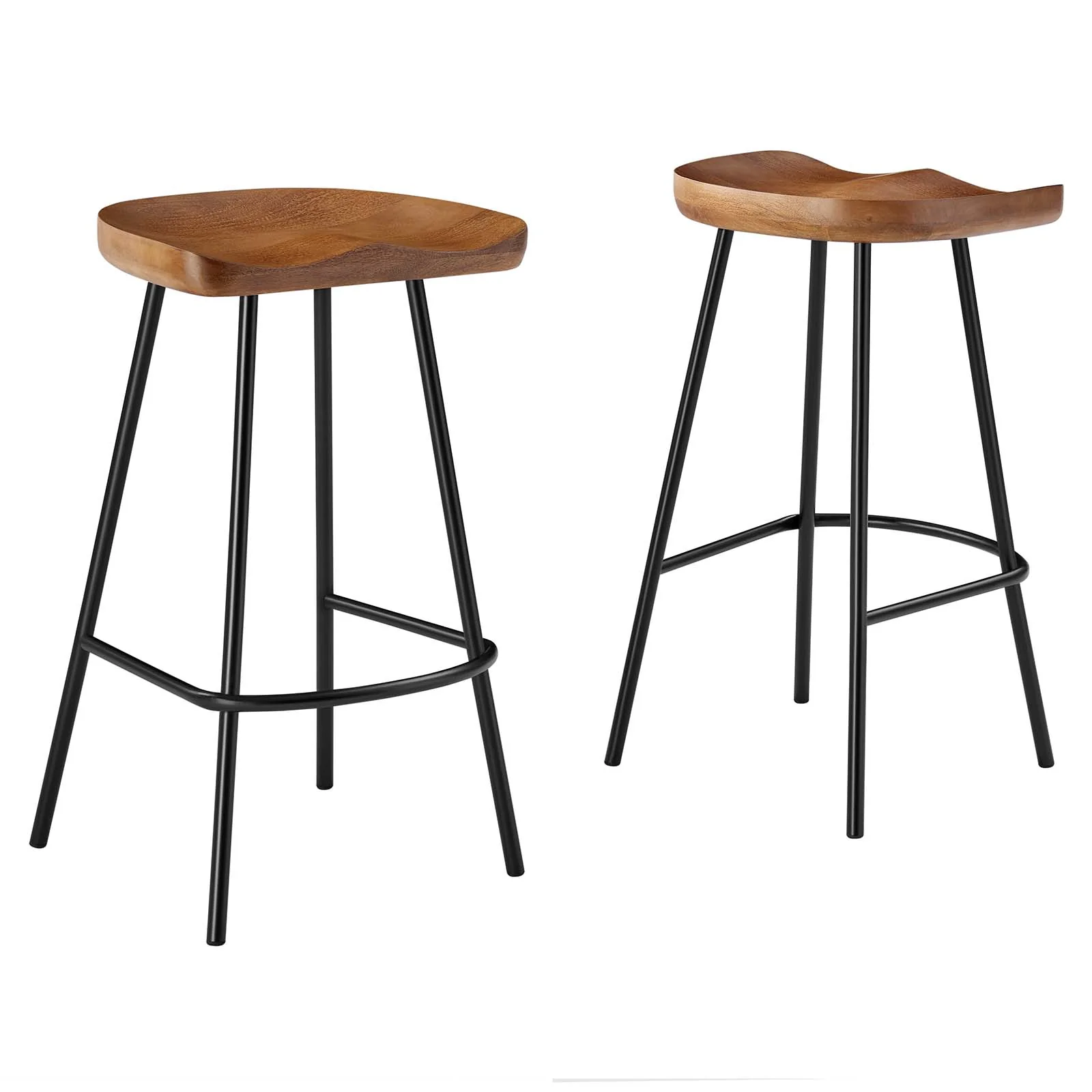 Concord Backless Wood Counter Stools - Set of 2 By Modway - EEI-6741 - Image 19
