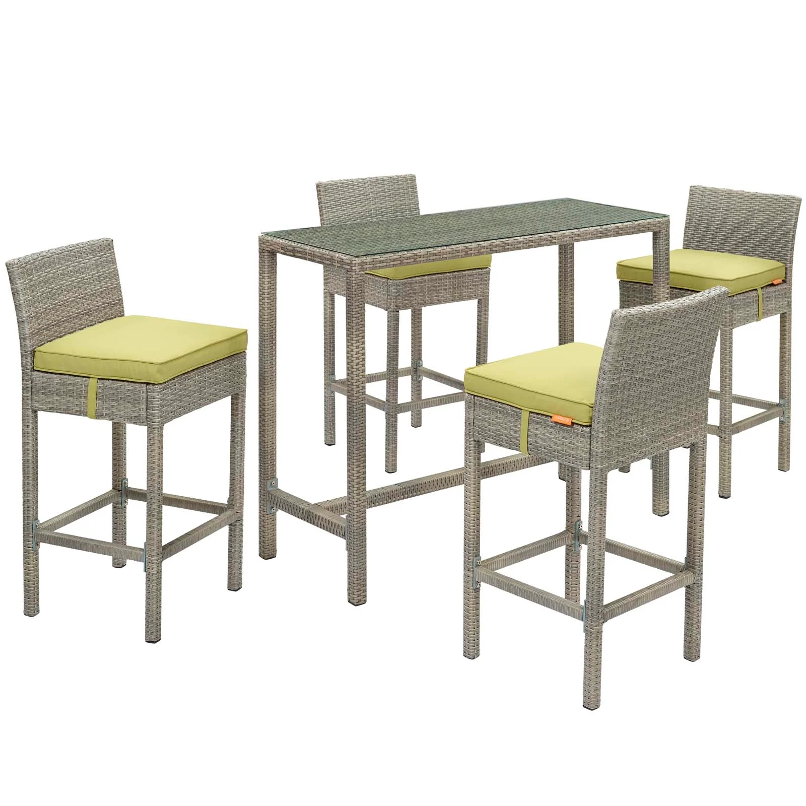 Conduit 5 Piece Outdoor Patio Wicker Rattan Set By Modway - EEI-3722 - Image 57