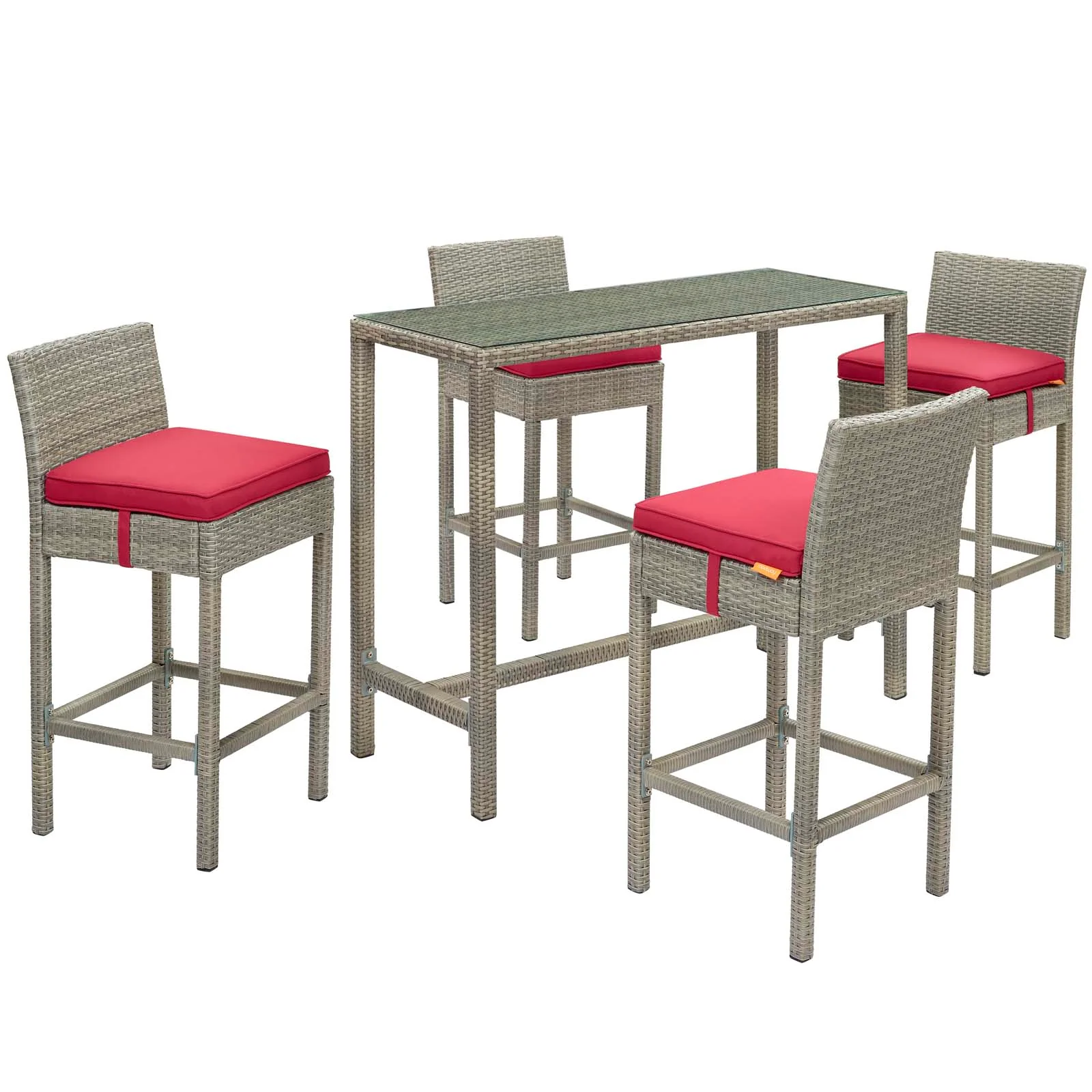Conduit 5 Piece Outdoor Patio Wicker Rattan Set By Modway - EEI-3722 - Image 64