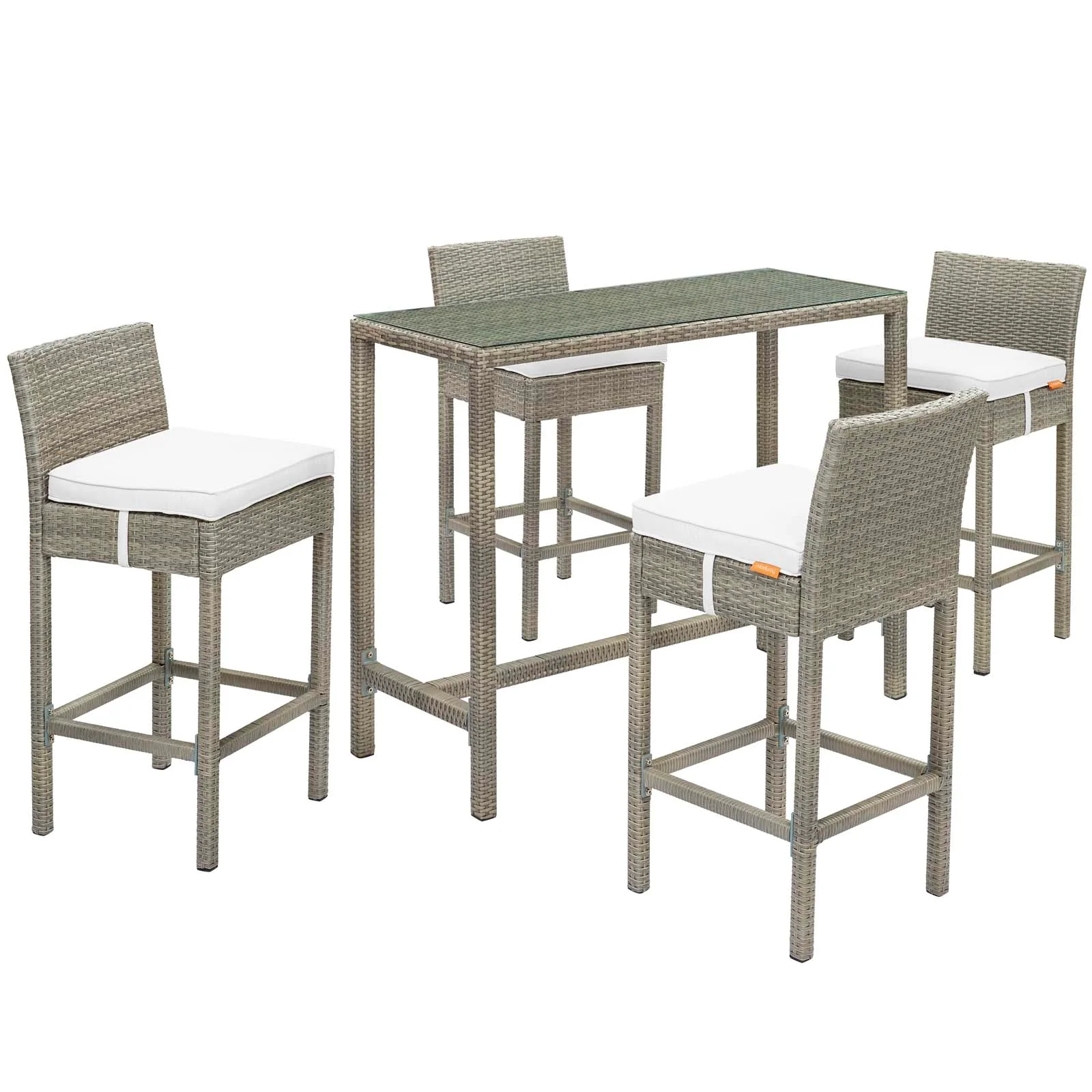 Conduit 5 Piece Outdoor Patio Wicker Rattan Set By Modway - EEI-3722 - Image 78