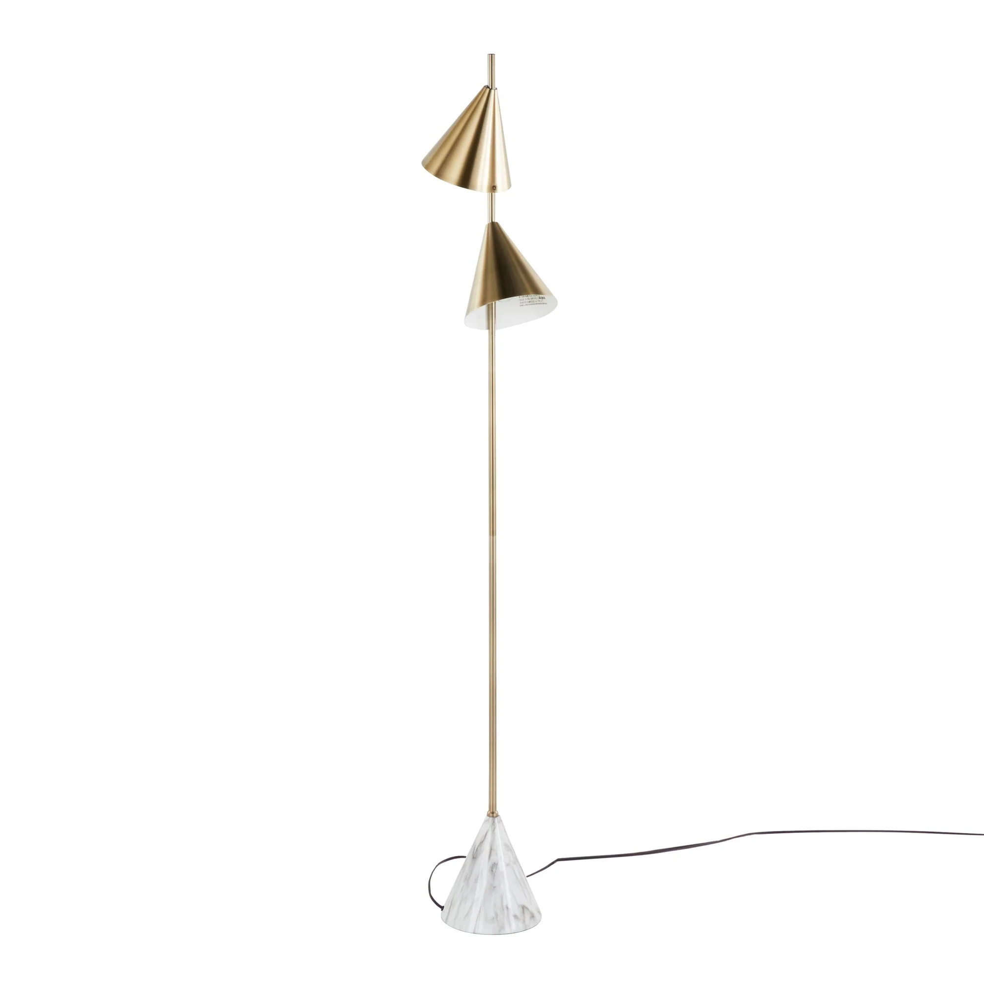 Cone 64" Metal Floor Lamp By LumiSource - GFS64-CONE AUW - Image 14