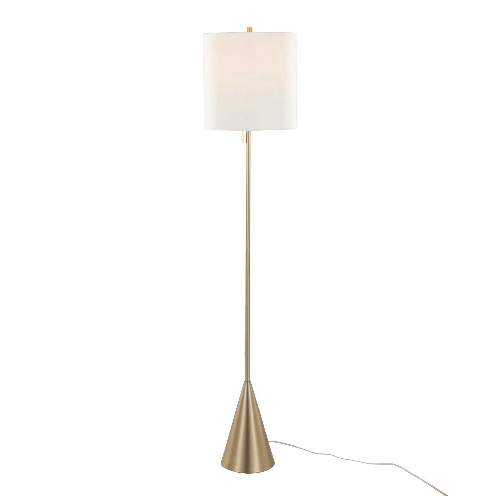 Cone 64" Metal Floor Lamp By LumiSource - GFS64-CONE AUW - Image 3