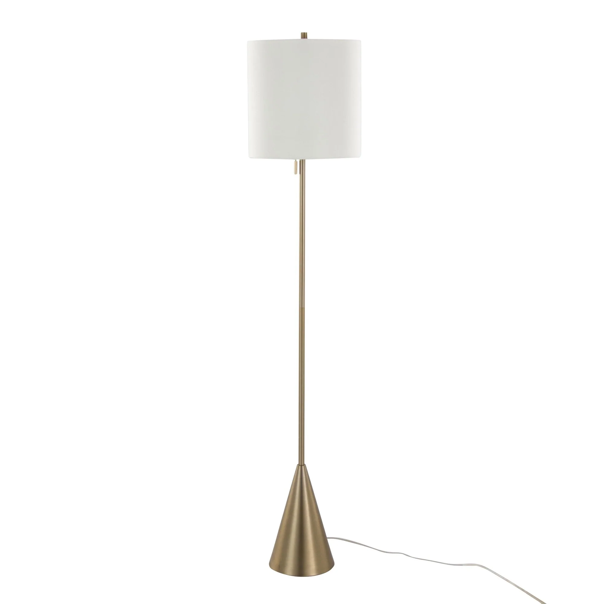 Cone 64" Metal Floor Lamp By LumiSource - GFS64-CONE AUW - Image 4