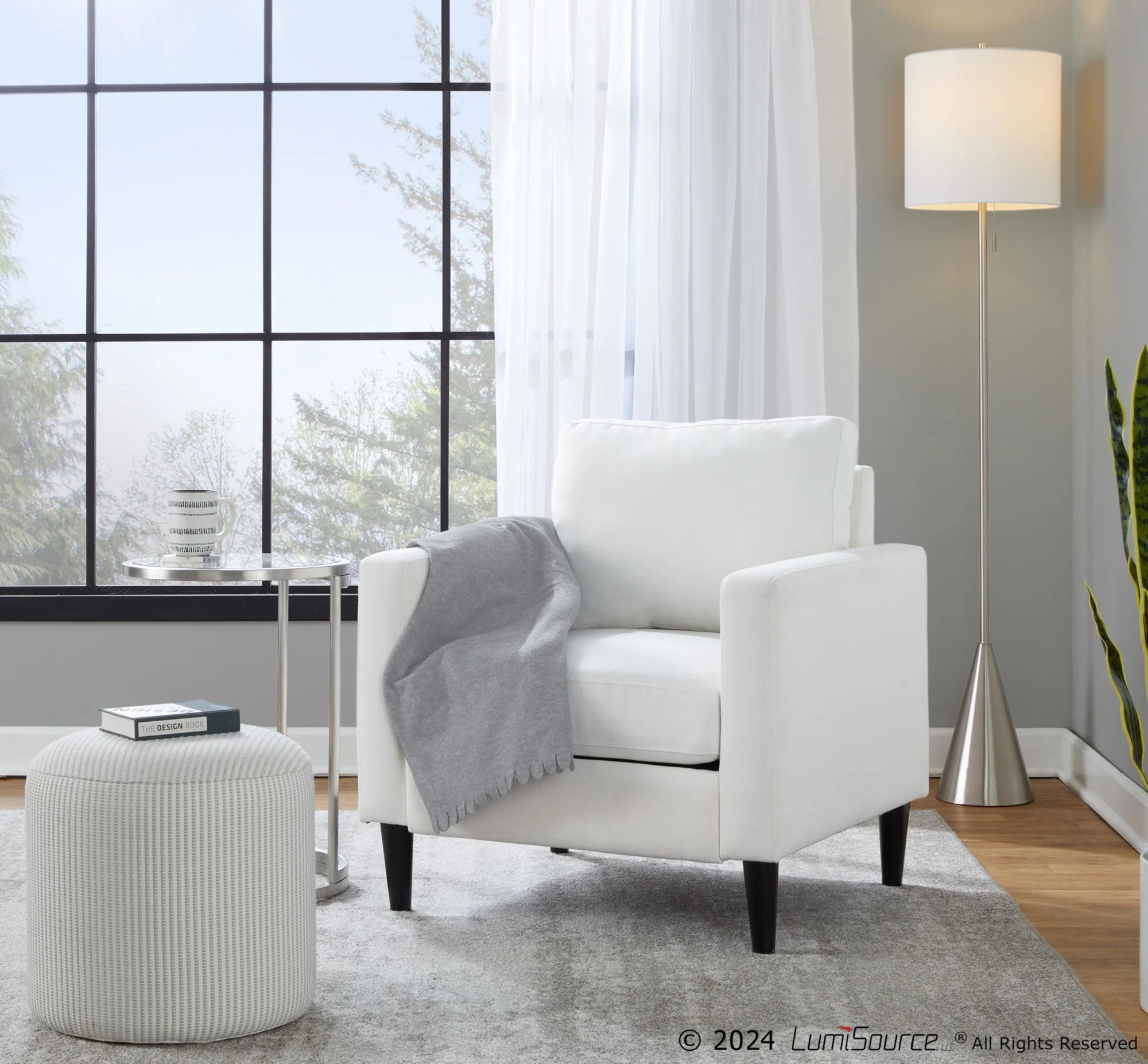 Cone 64" Metal Floor Lamp By LumiSource - GFS64-CONE AUW - Image 9