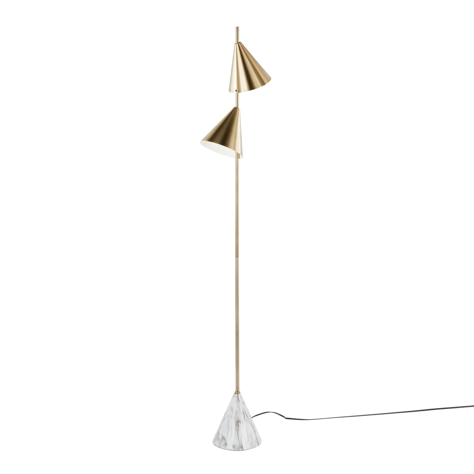 Cone 65" Metal Floor Lamp By LumiSource - LFL-CONE AUW - Image 3