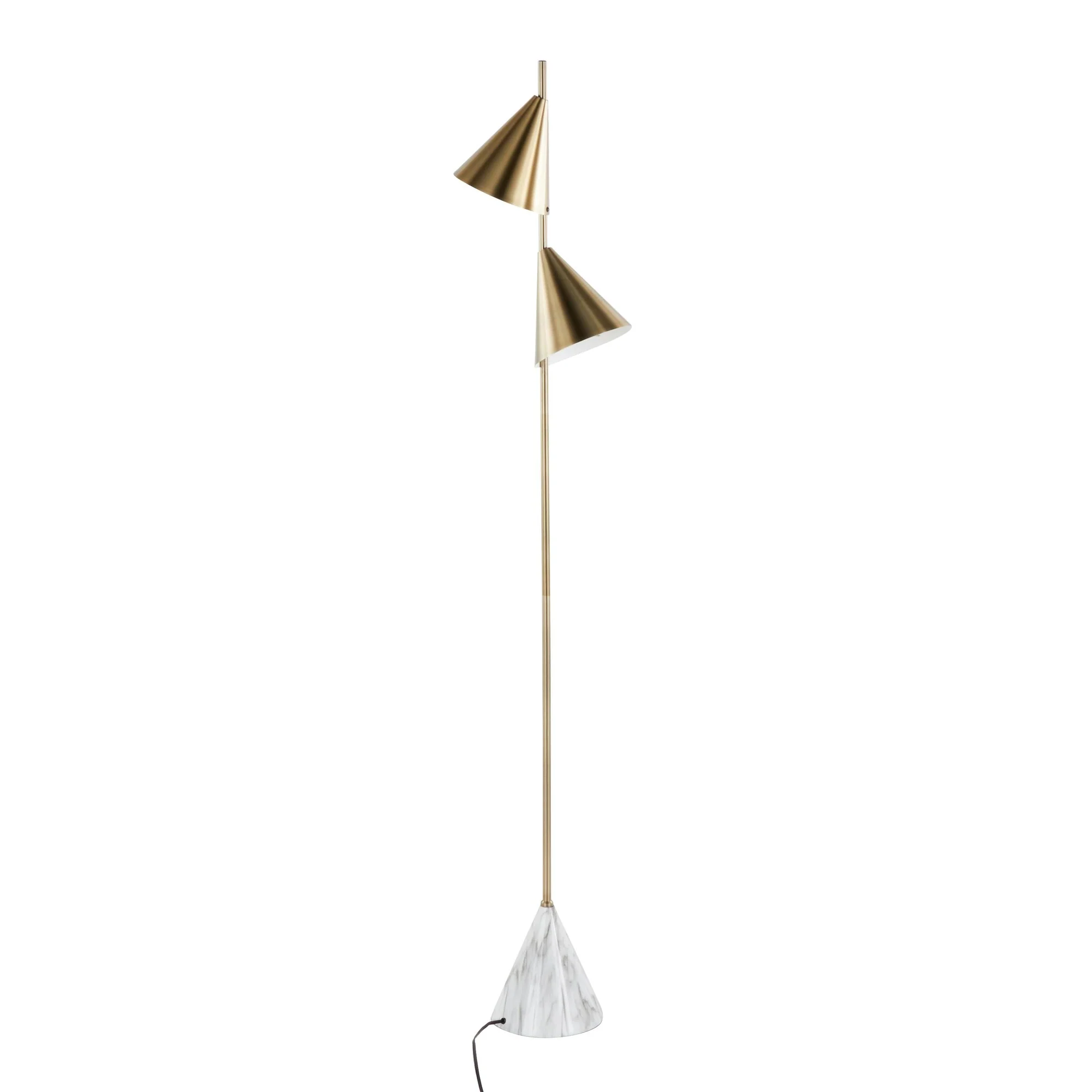 Cone 65" Metal Floor Lamp By LumiSource - LFL-CONE AUW - Image 4
