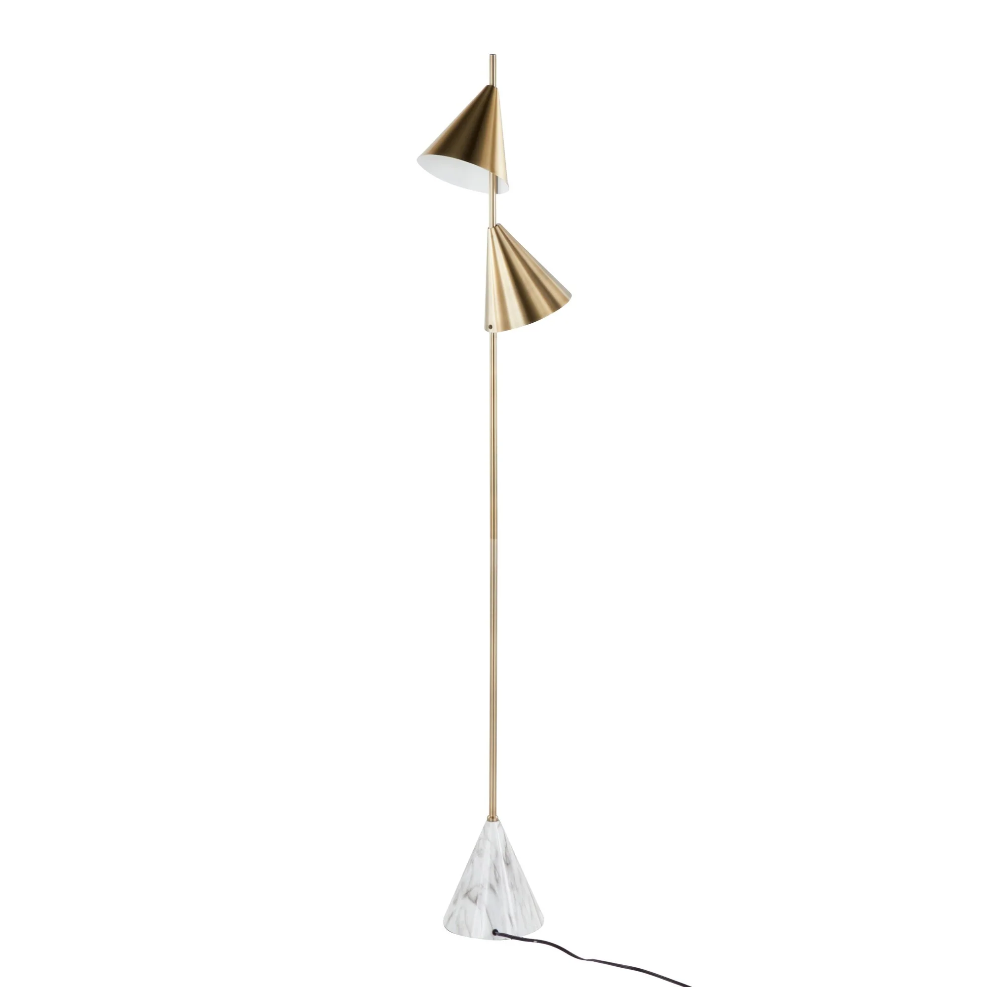 Cone 65" Metal Floor Lamp By LumiSource - LFL-CONE AUW - Image 6