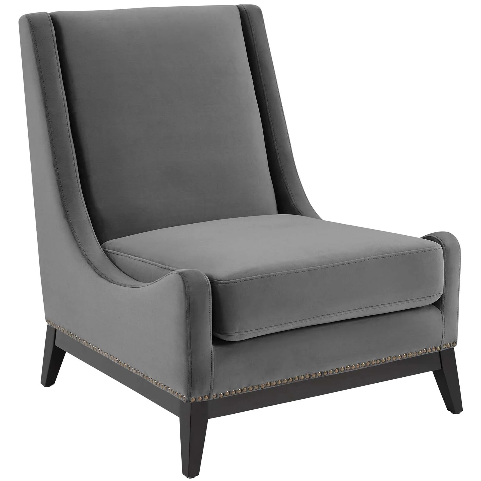 Confident Lounge Chair Upholstered Performance Velvet Set of 2 By Modway - EEI-4487 - Image 3