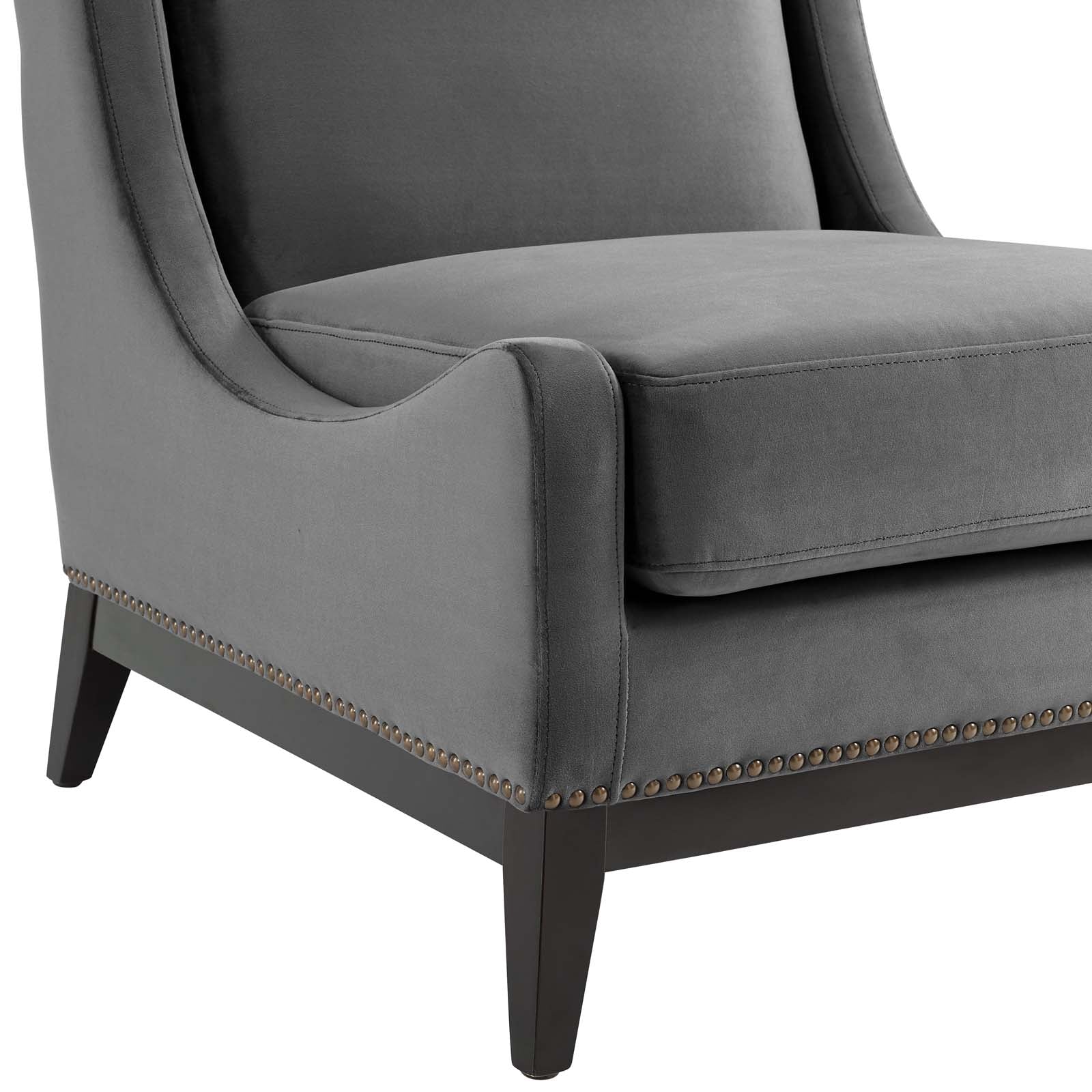 Confident Lounge Chair Upholstered Performance Velvet Set of 2 By Modway - EEI-4487 - Image 7