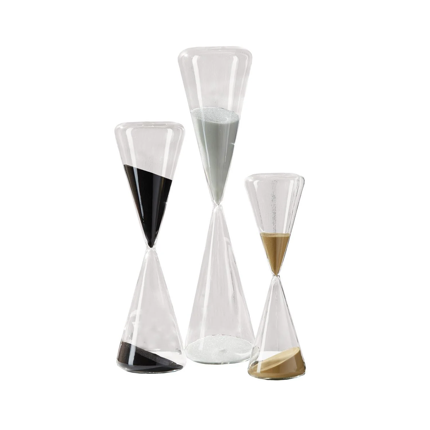 Conical Sand Timer - Glass Set Of 6 By Tozai Home - Image 2