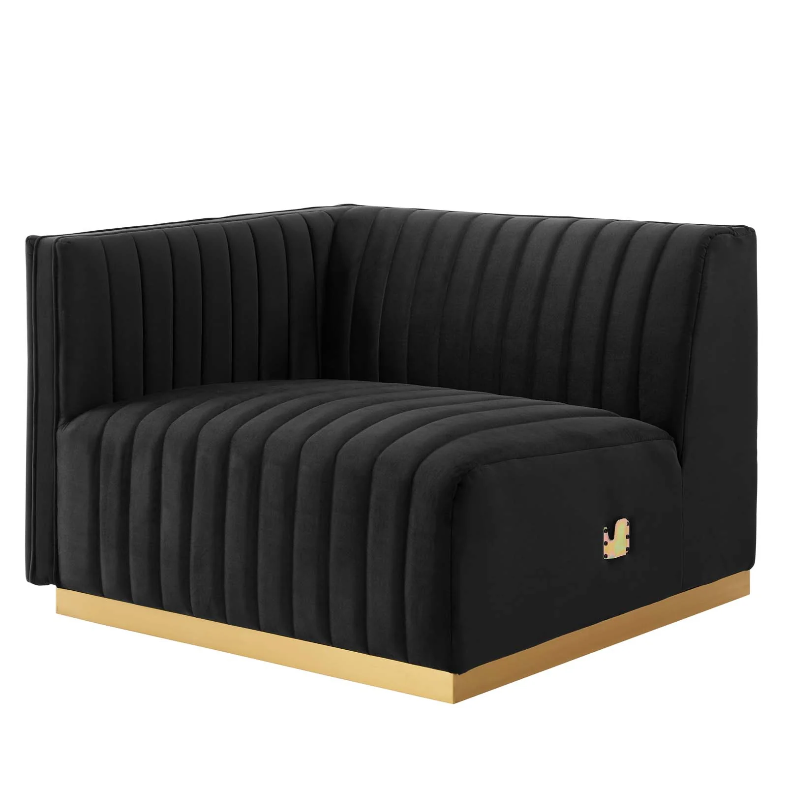 Conjure Channel Tufted Performance Velvet 6-Piece U-Shaped Sectional By Modway - EEI-5851 - Image 11