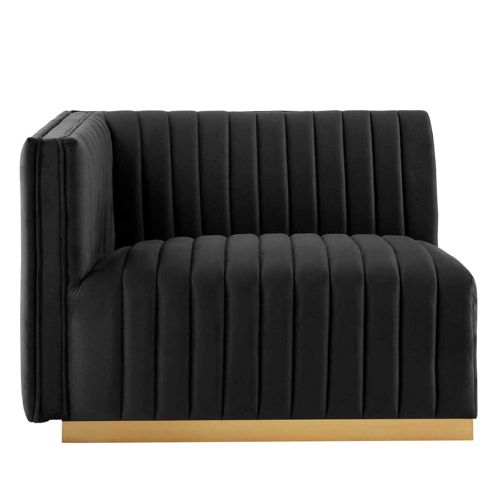 Conjure Channel Tufted Performance Velvet 6-Piece U-Shaped Sectional By Modway - EEI-5851 - Image 12