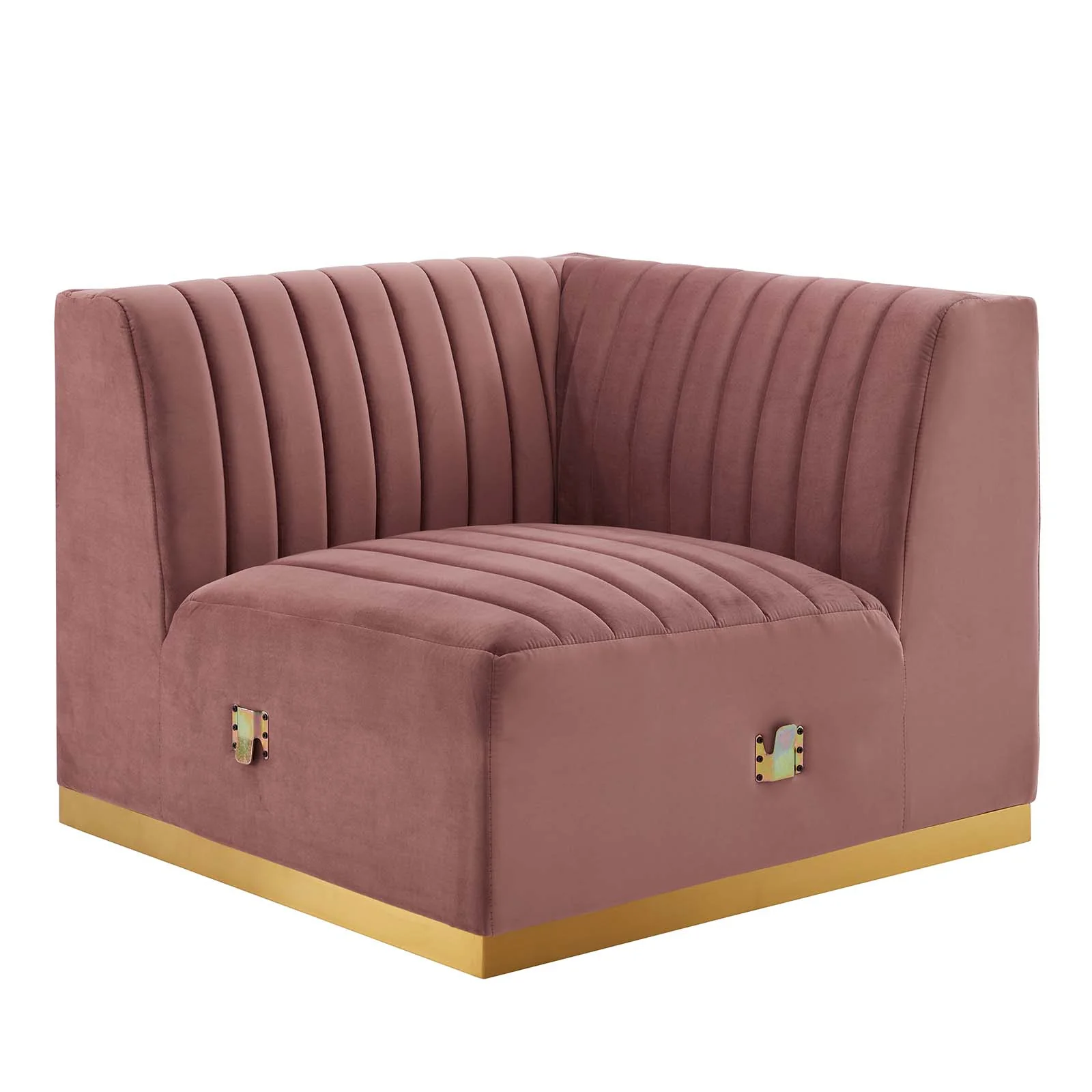 Conjure Channel Tufted Performance Velvet 6-Piece U-Shaped Sectional By Modway - EEI-5851 - Image 20