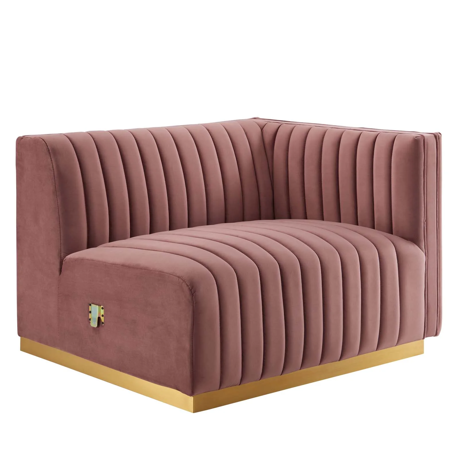 Conjure Channel Tufted Performance Velvet 6-Piece U-Shaped Sectional By Modway - EEI-5851 - Image 23