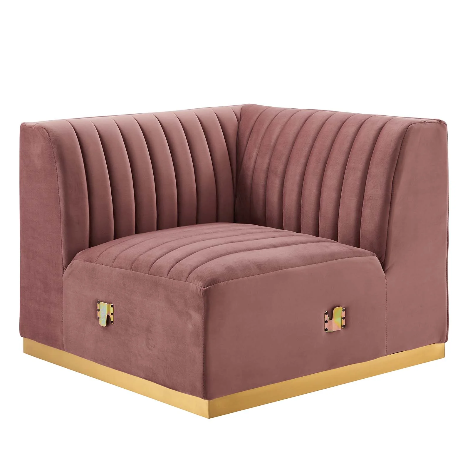 Conjure Channel Tufted Performance Velvet 6-Piece U-Shaped Sectional By Modway - EEI-5851 - Image 30