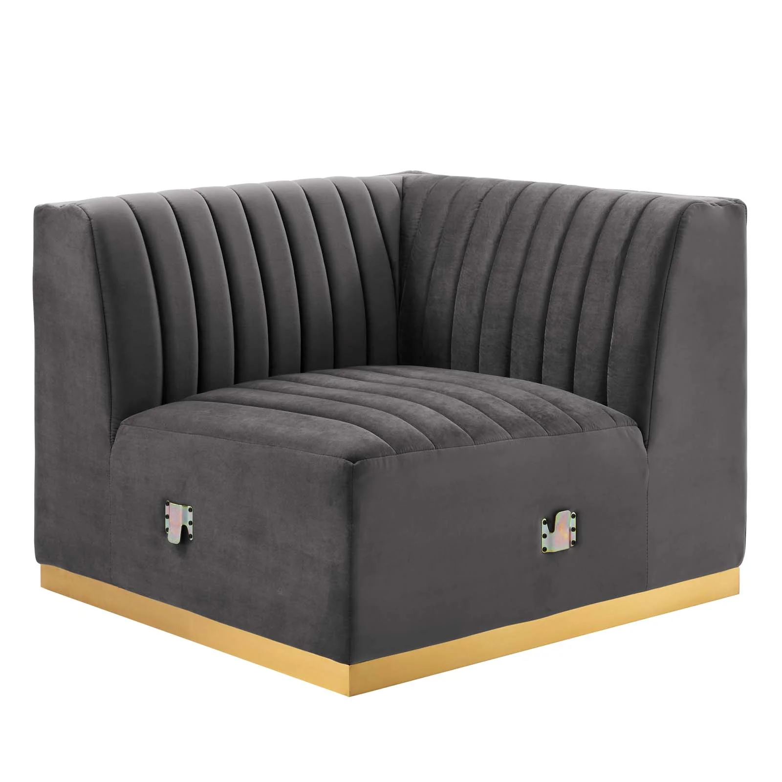 Conjure Channel Tufted Performance Velvet 6-Piece U-Shaped Sectional By Modway - EEI-5851 - Image 36