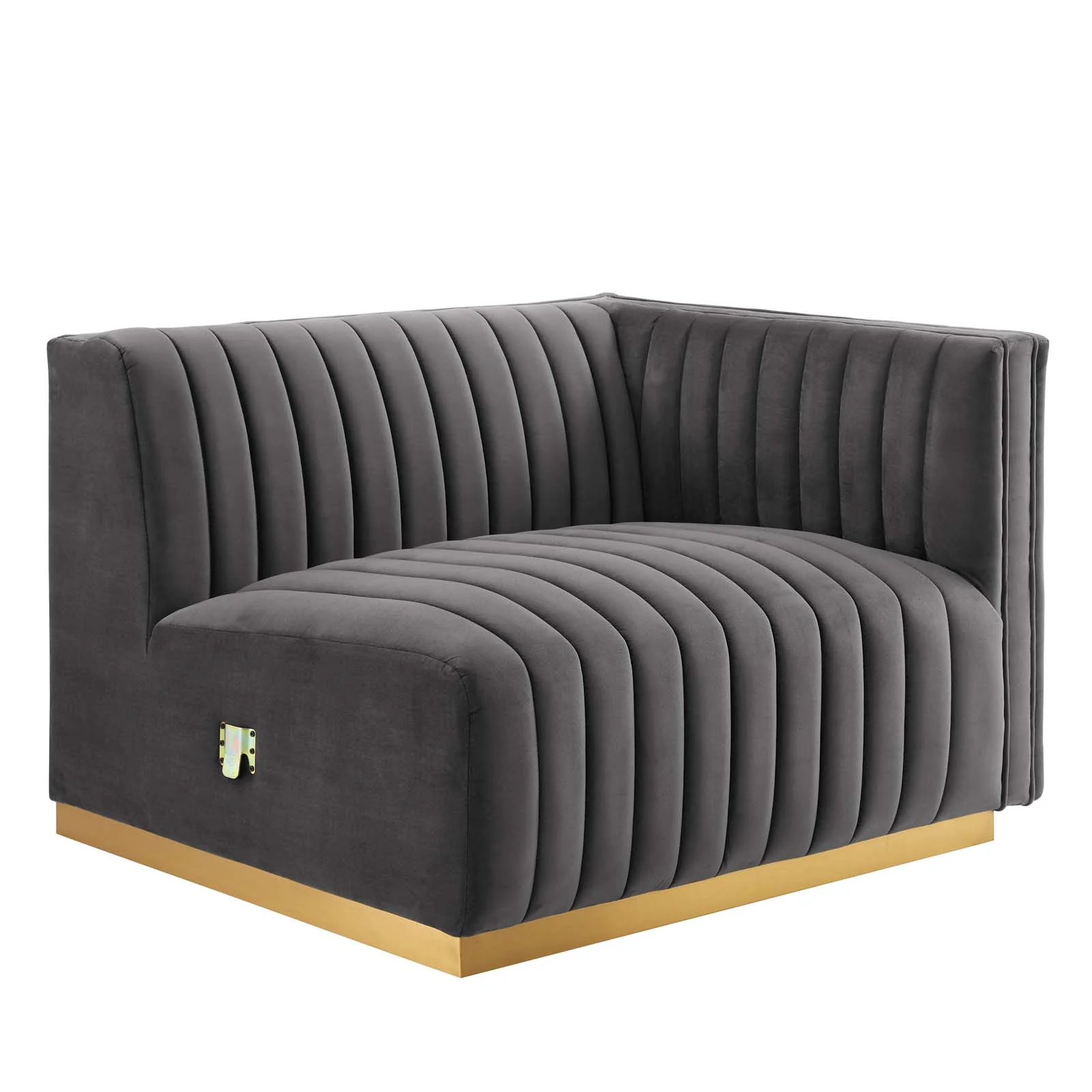 Conjure Channel Tufted Performance Velvet 6-Piece U-Shaped Sectional By Modway - EEI-5851 - Image 39