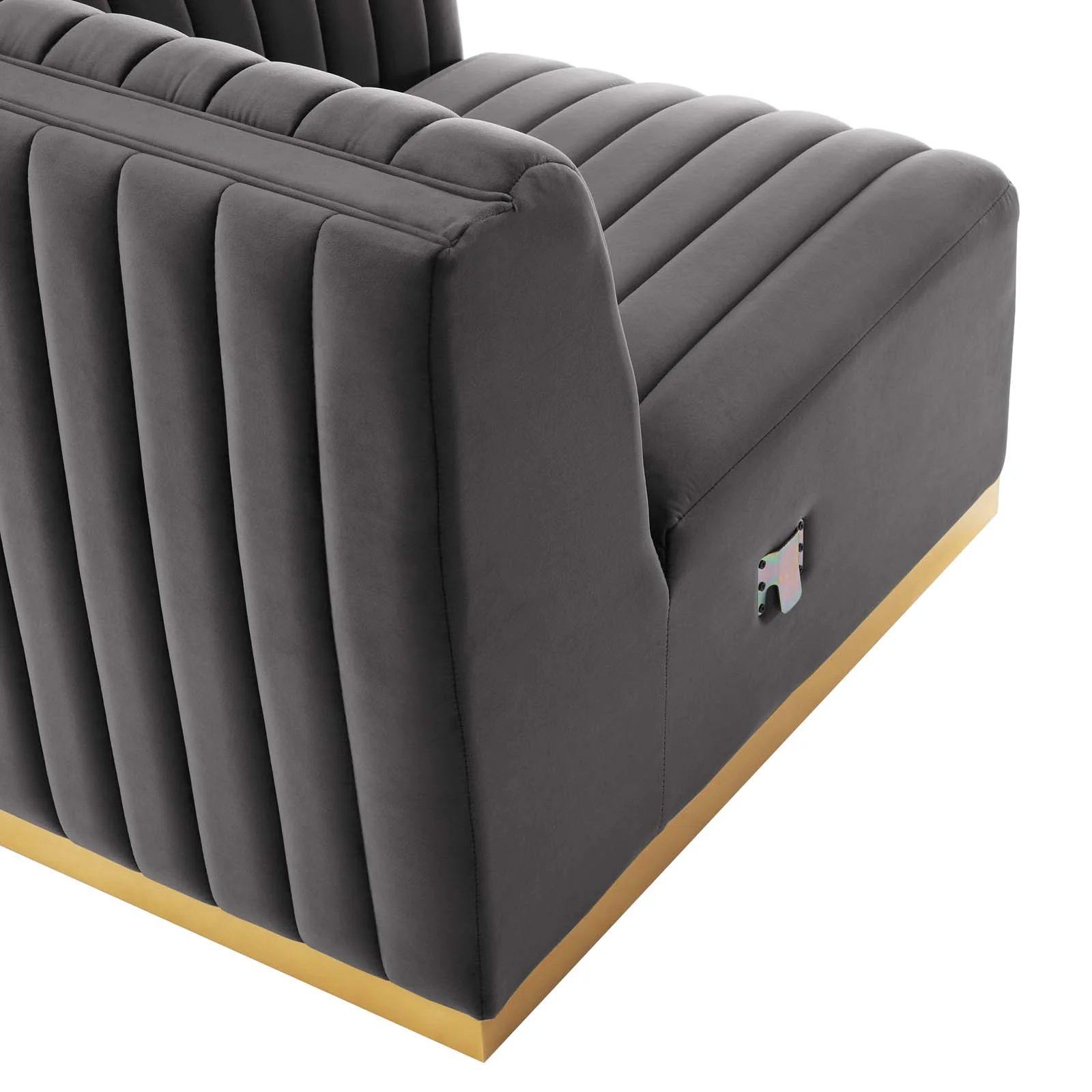 Conjure Channel Tufted Performance Velvet 6-Piece U-Shaped Sectional By Modway - EEI-5851 - Image 41