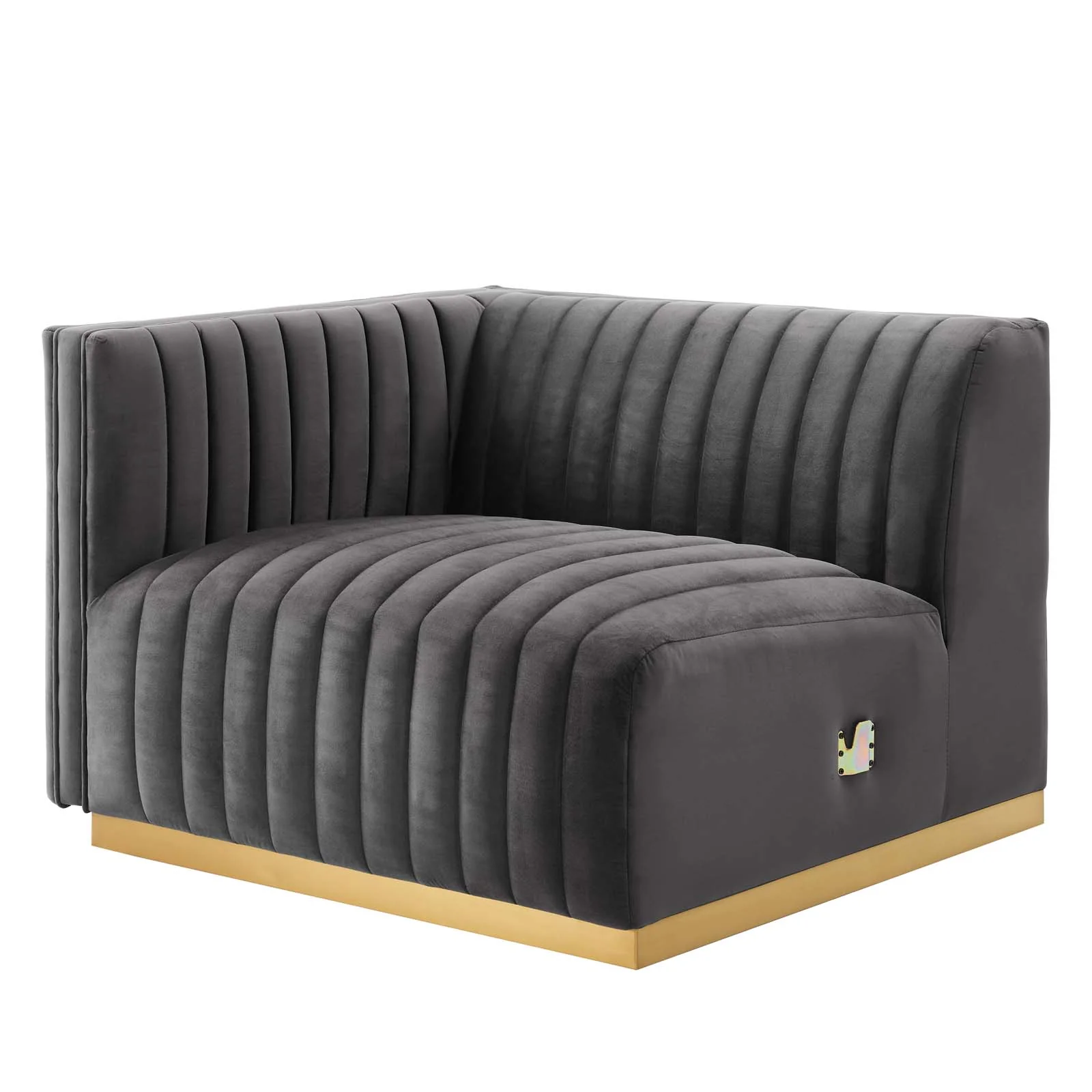 Conjure Channel Tufted Performance Velvet 6-Piece U-Shaped Sectional By Modway - EEI-5851 - Image 43