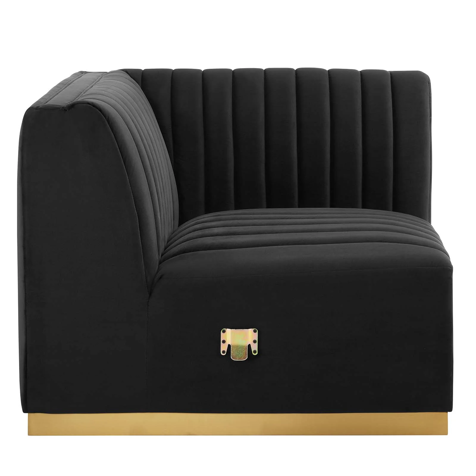 Conjure Channel Tufted Performance Velvet 6-Piece U-Shaped Sectional By Modway - EEI-5851 - Image 5