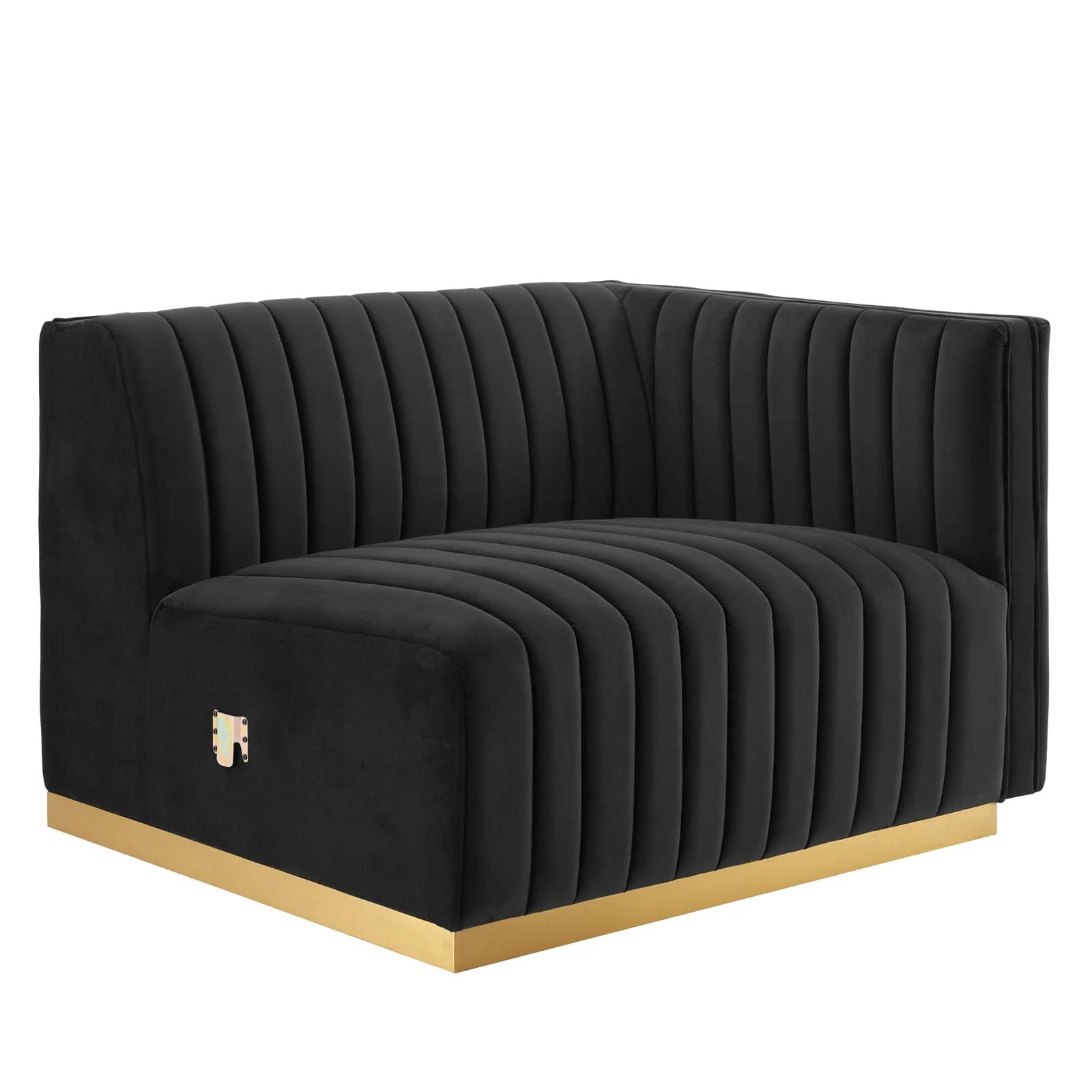 Conjure Channel Tufted Performance Velvet 6-Piece U-Shaped Sectional By Modway - EEI-5851 - Image 7
