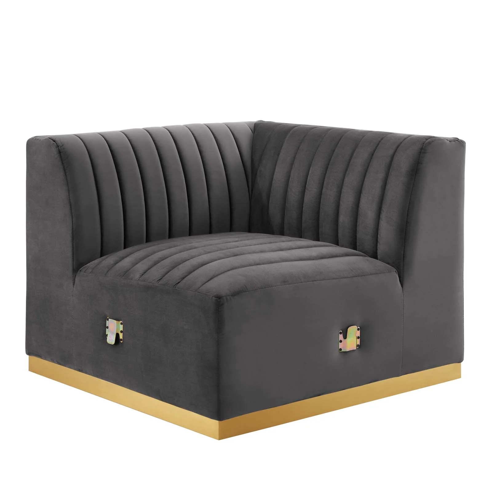 Conjure Channel Tufted Performance Velvet Left Corner Chair By Modway - EEI-5505 - Image 14