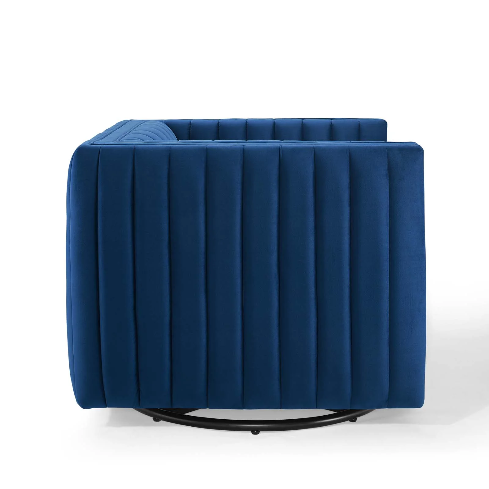 Conjure Channel Tufted Performance Velvet Swivel Armchair By Modway - EEI-3883 - Image 12