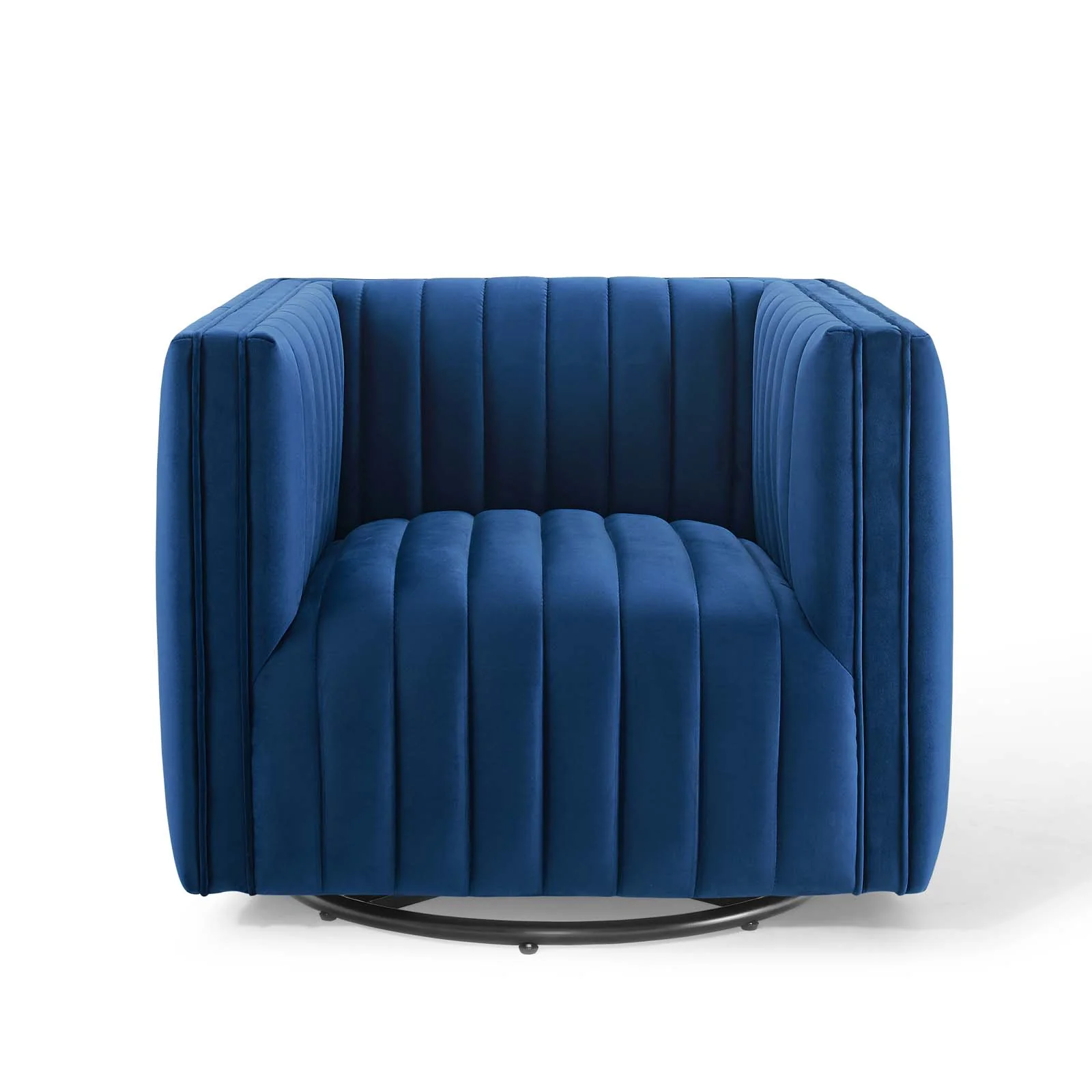 Conjure Channel Tufted Performance Velvet Swivel Armchair By Modway - EEI-3883 - Image 14