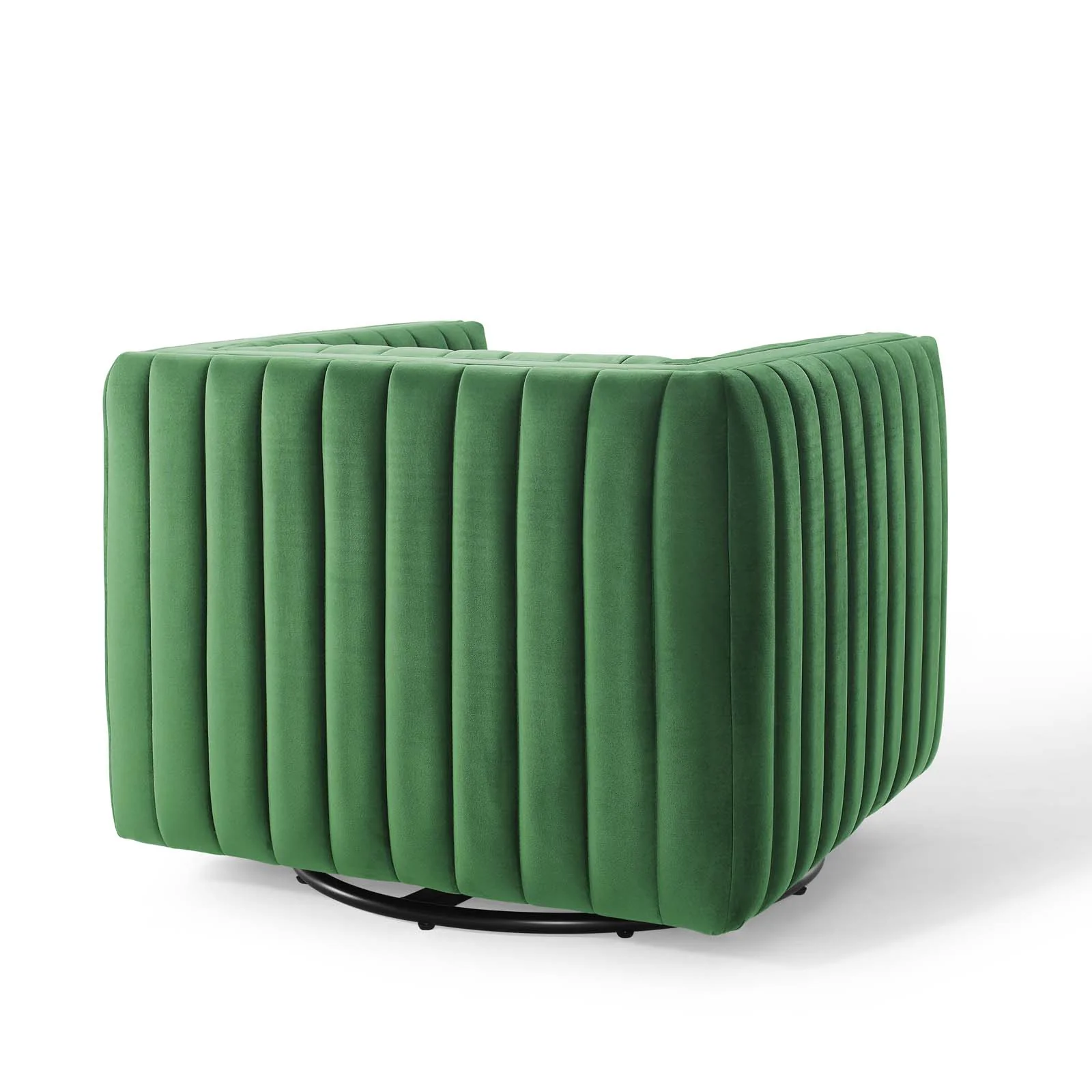 Conjure Channel Tufted Performance Velvet Swivel Armchair By Modway - EEI-3883 - Image 5
