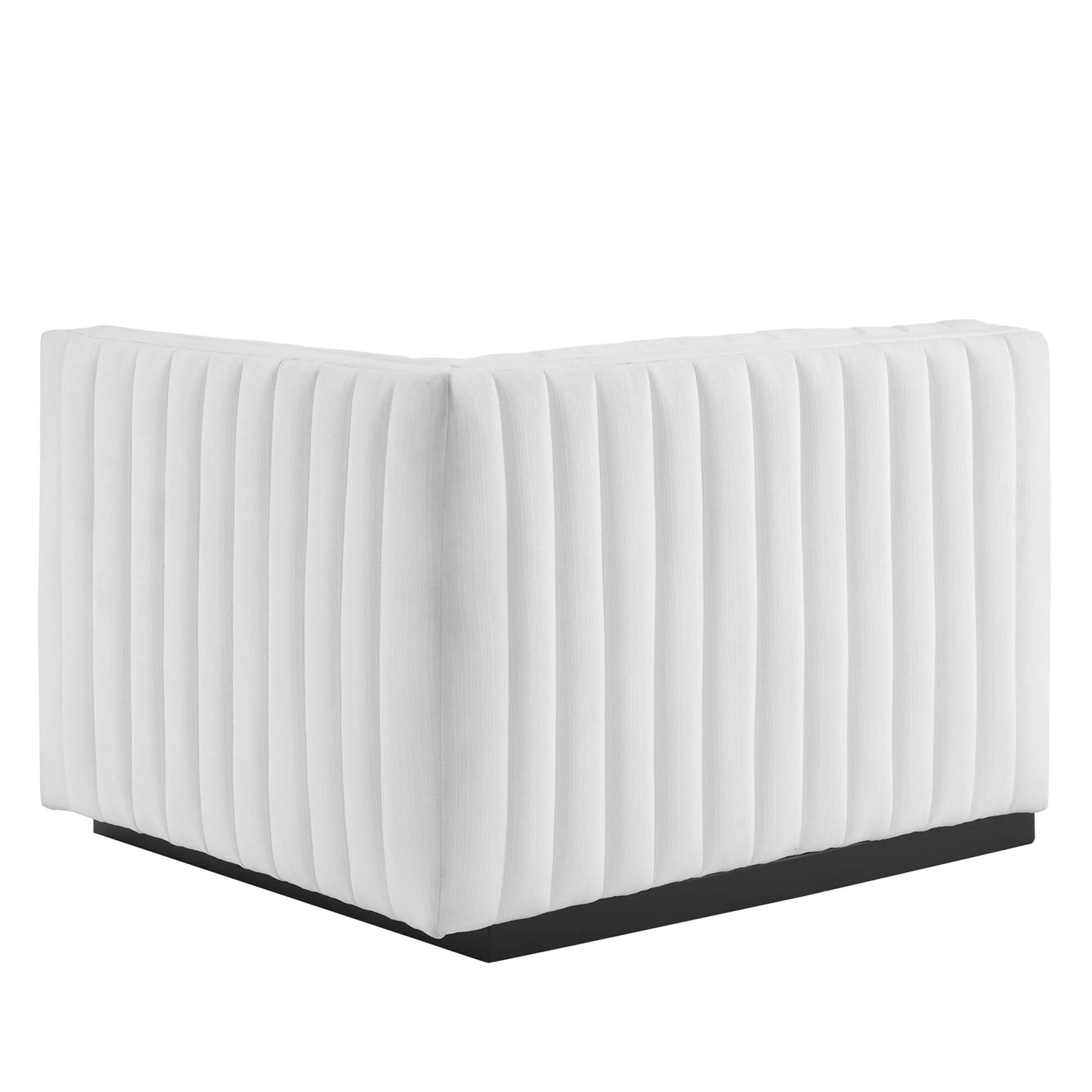 Conjure Channel Tufted Upholstered Fabric Loveseat by Modway - Image 19