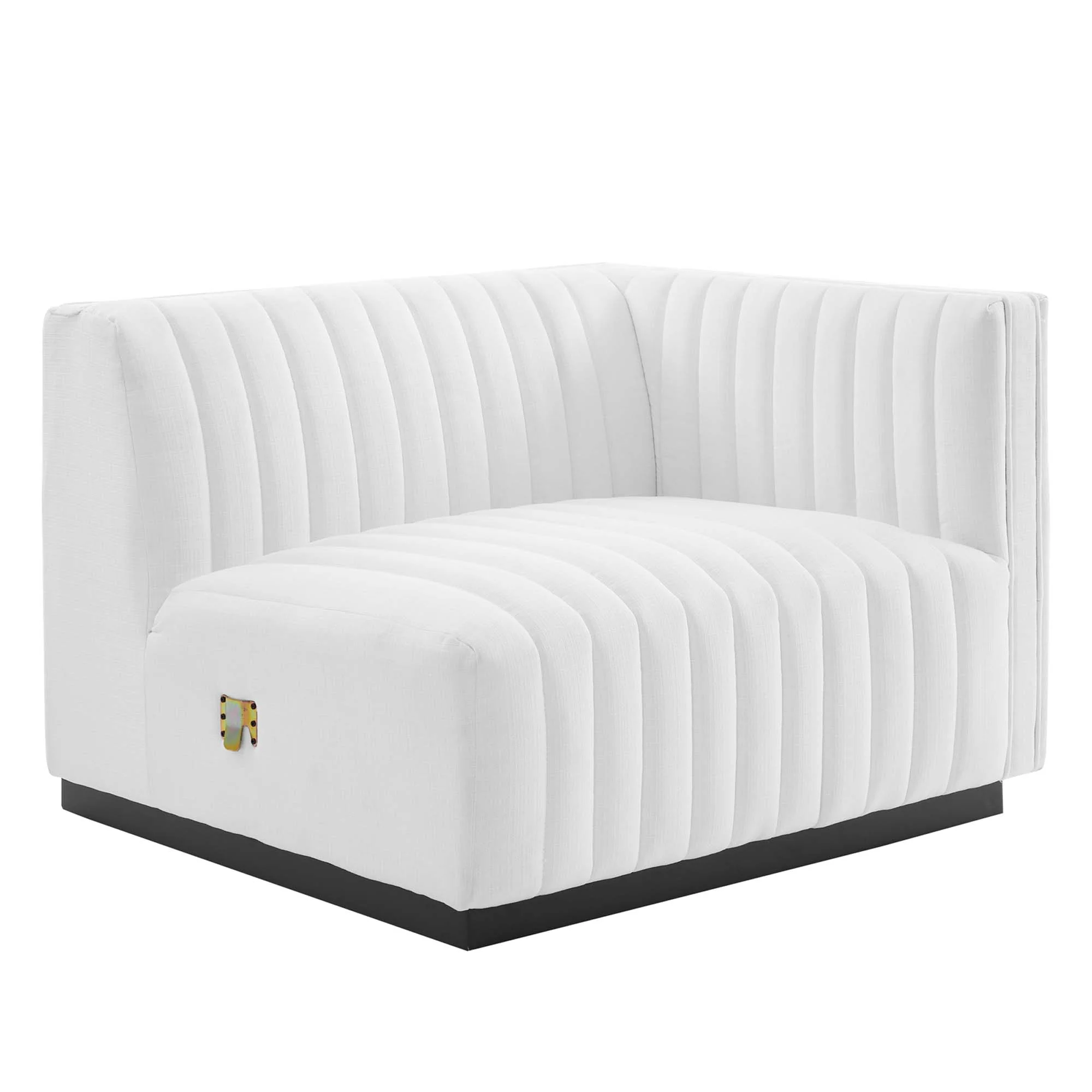 Conjure Channel Tufted Upholstered Fabric Loveseat by Modway - Image 20