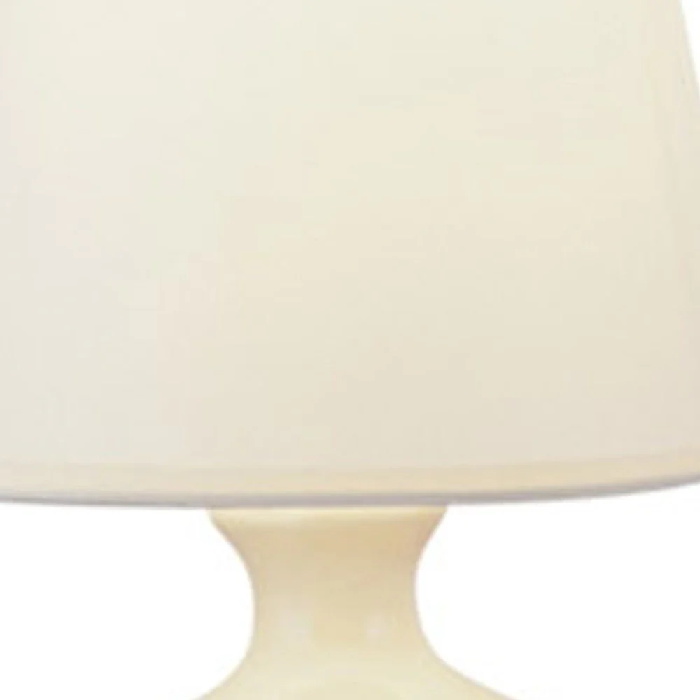 Contempo Genie Beige Certamic Table Lamp By Homeroots - Image 4